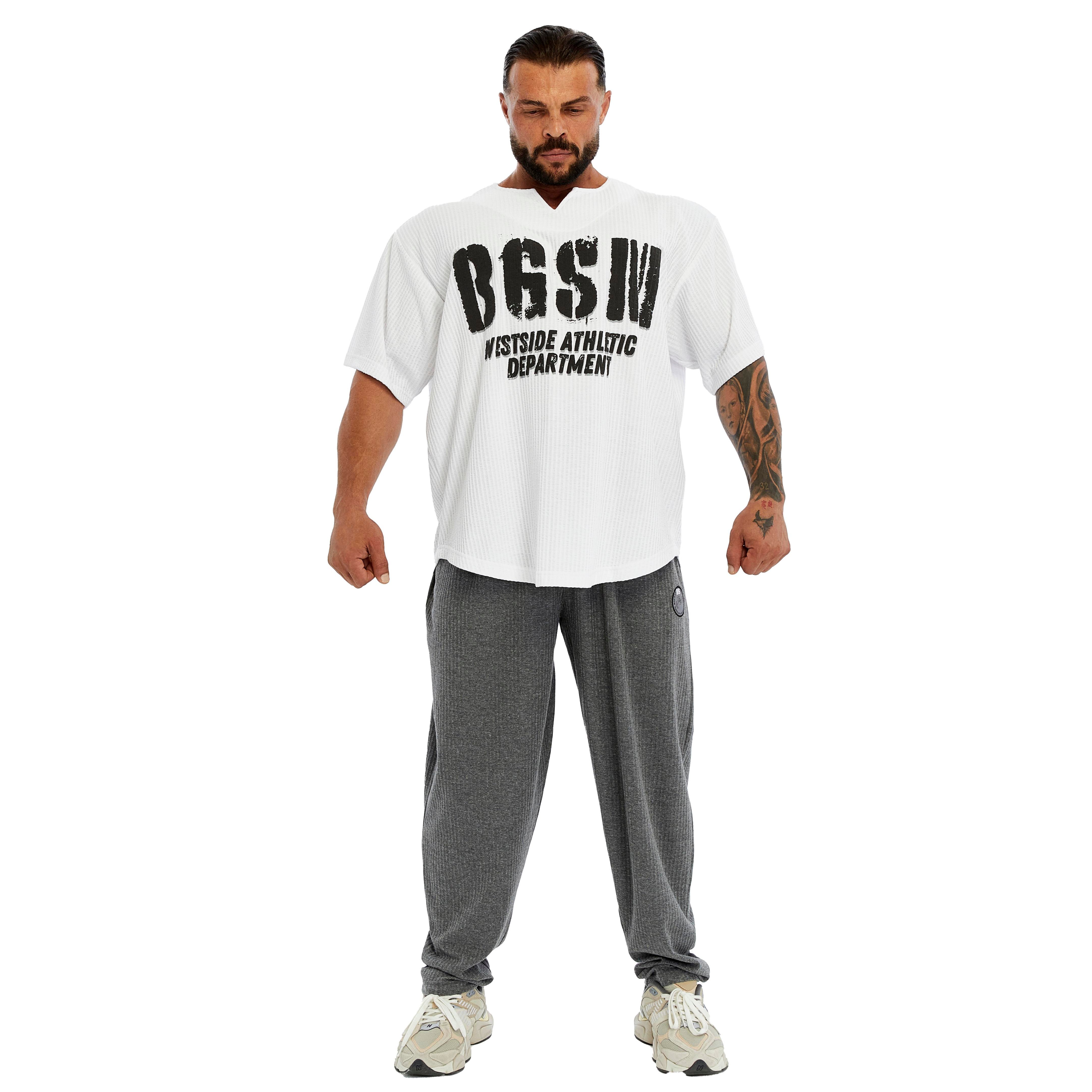 Men's Oversize Active T-shirt V-neck Rag Top