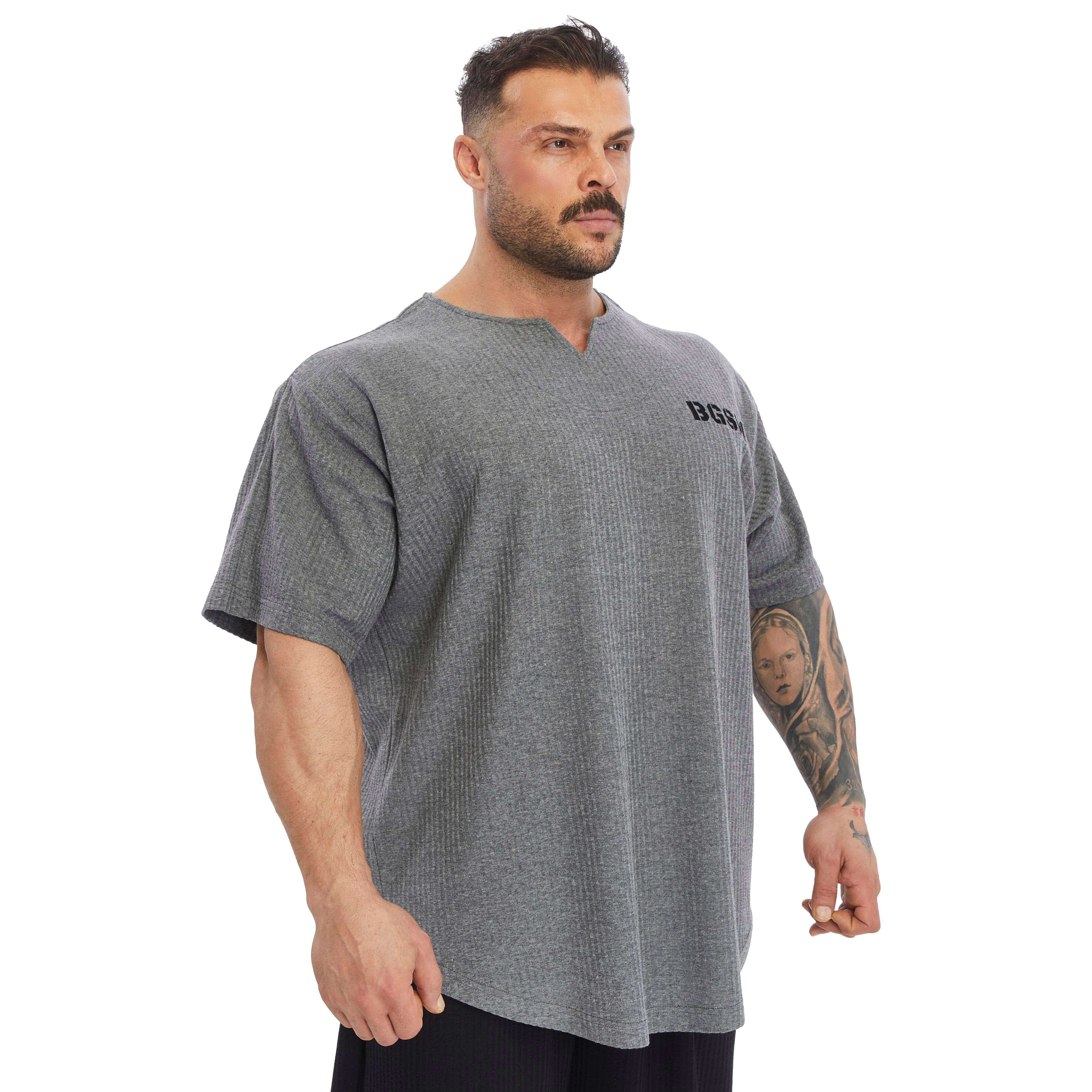 Men's Oversize Active T-shirt V-neck Rag Top