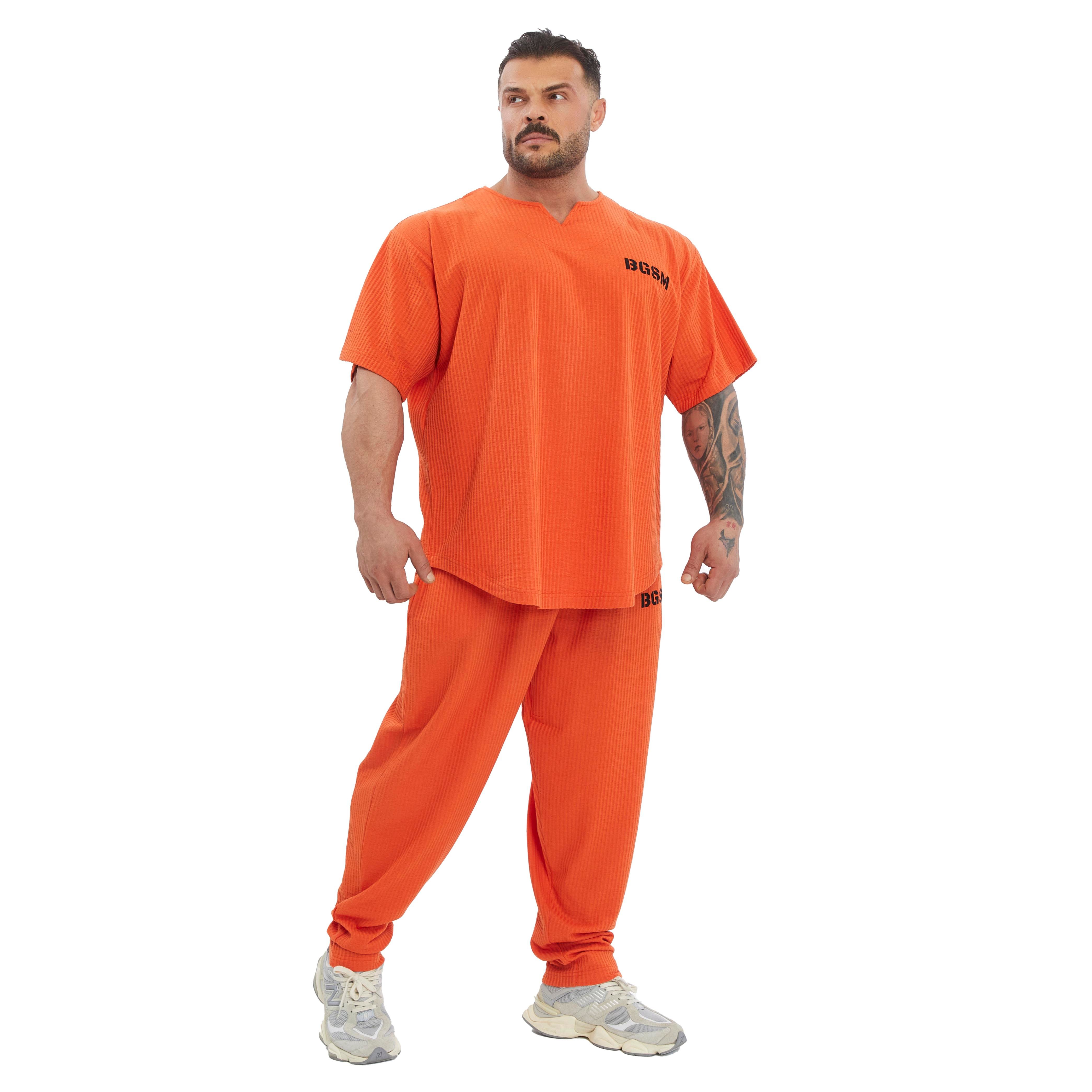 Men's Oversize Active T-shirt V-neck Rag Top