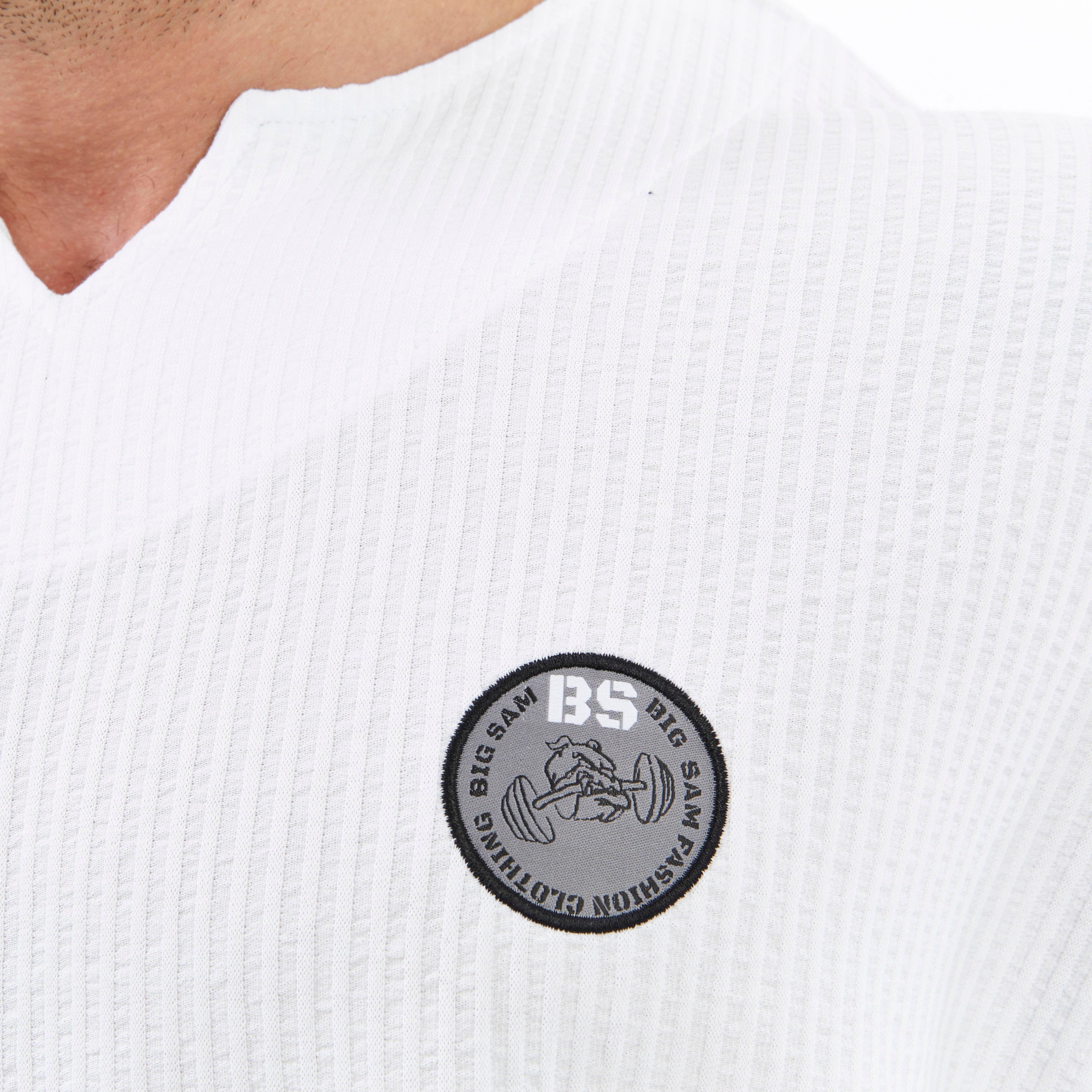 Men's Oversize Active T-shirt V-neck Rag Top