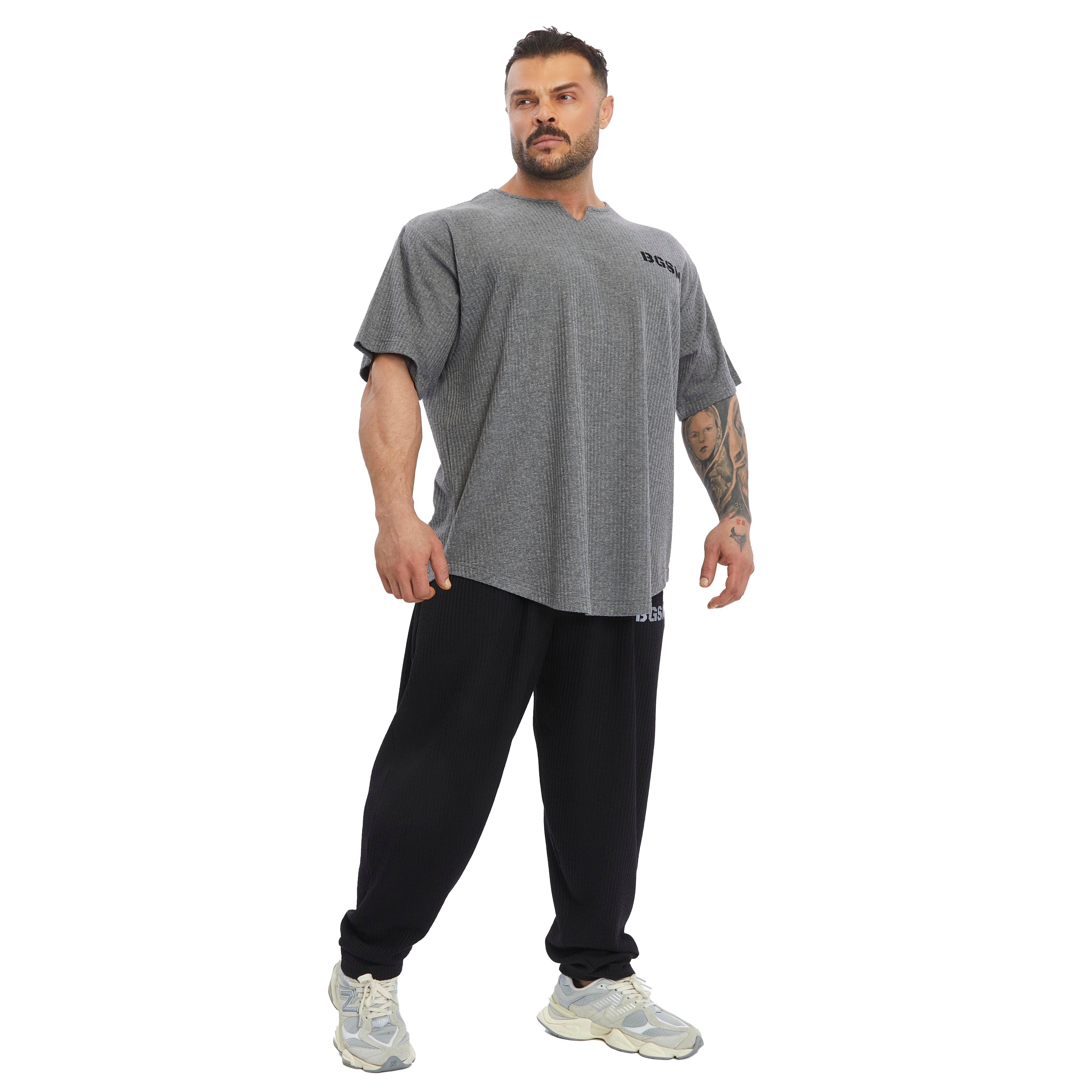 Men's Oversize Active T-shirt V-neck Rag Top