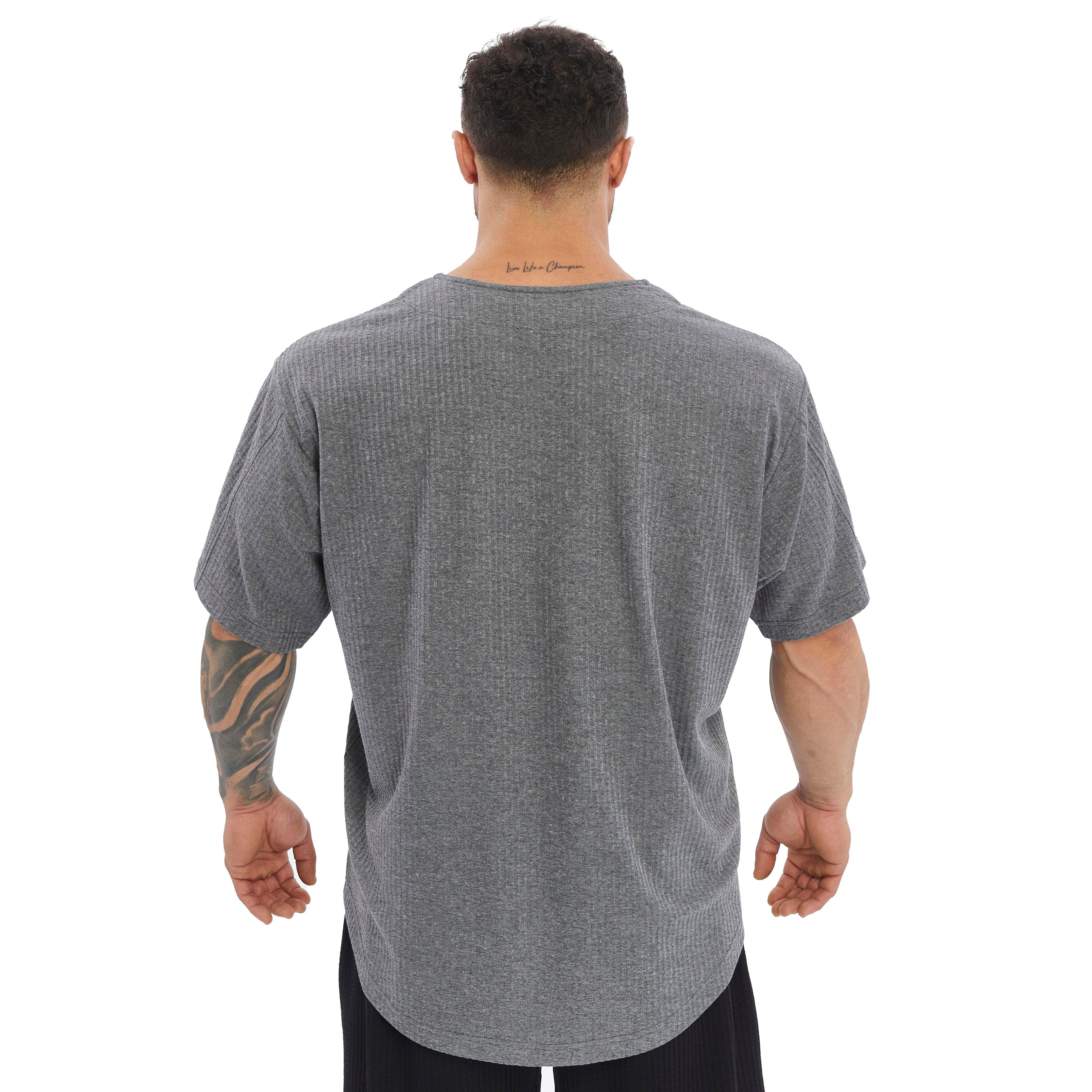 Men's Oversize Active T-shirt V-neck Rag Top