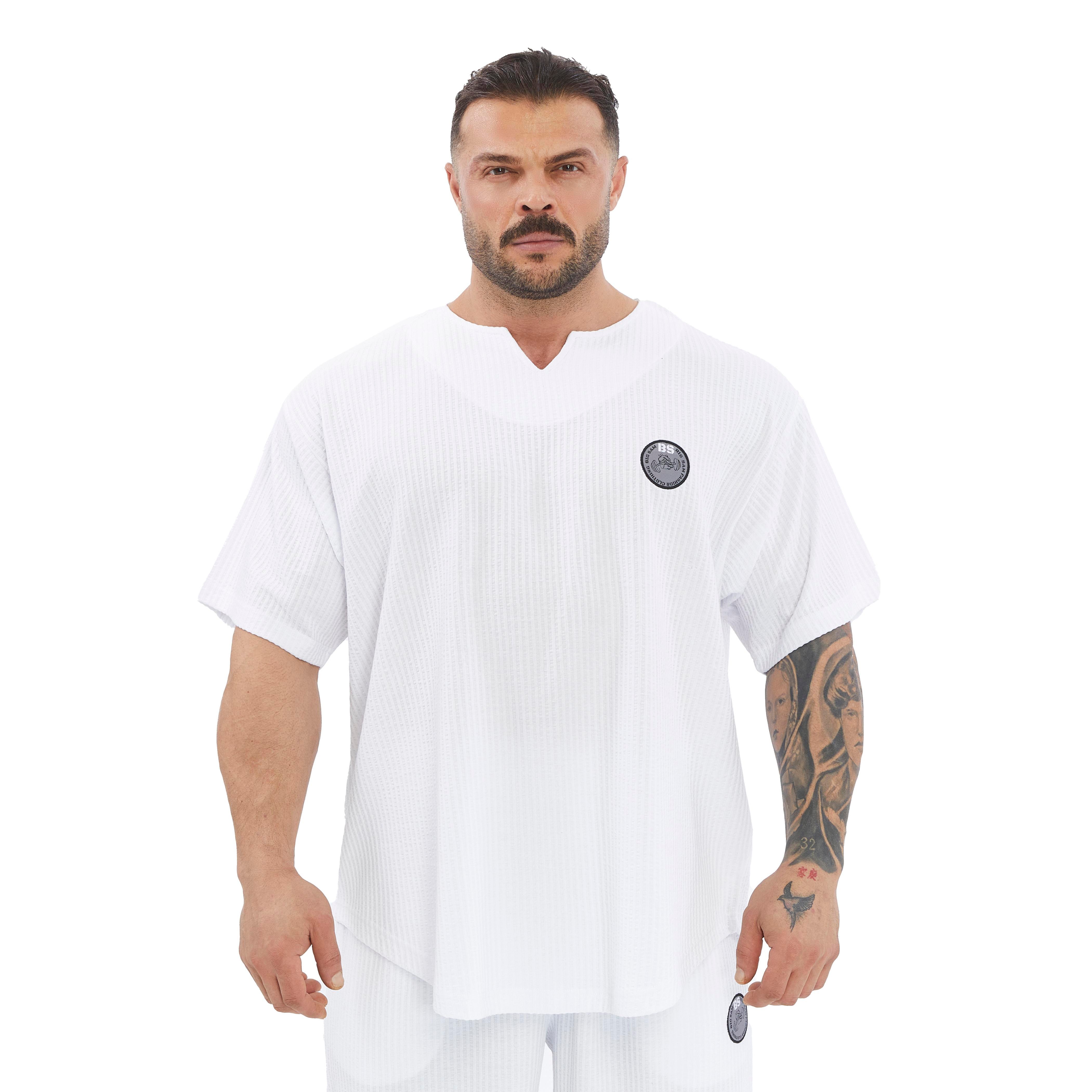 Men's Oversize Active T-shirt V-neck Rag Top