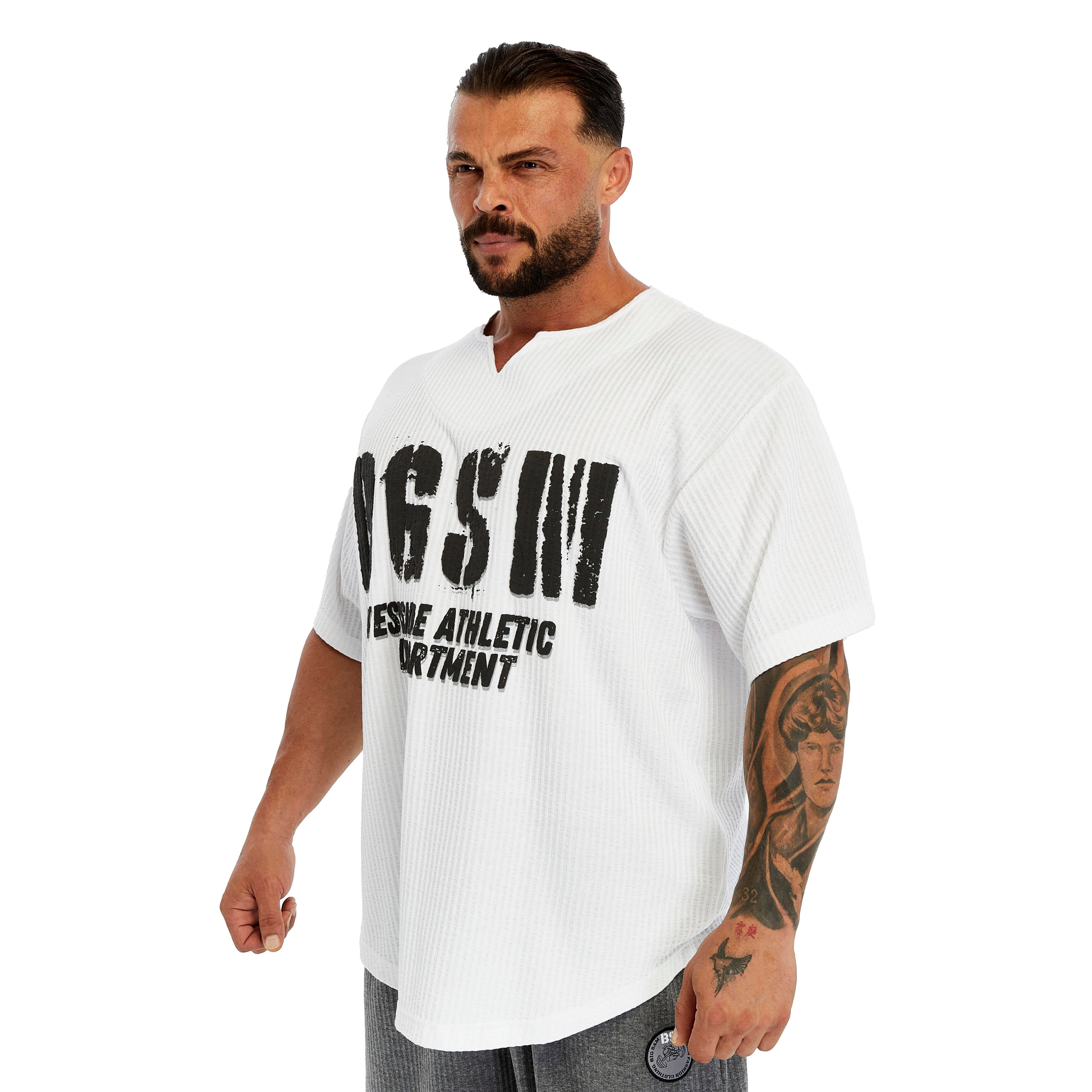 Men's Oversize Active T-shirt V-neck Rag Top