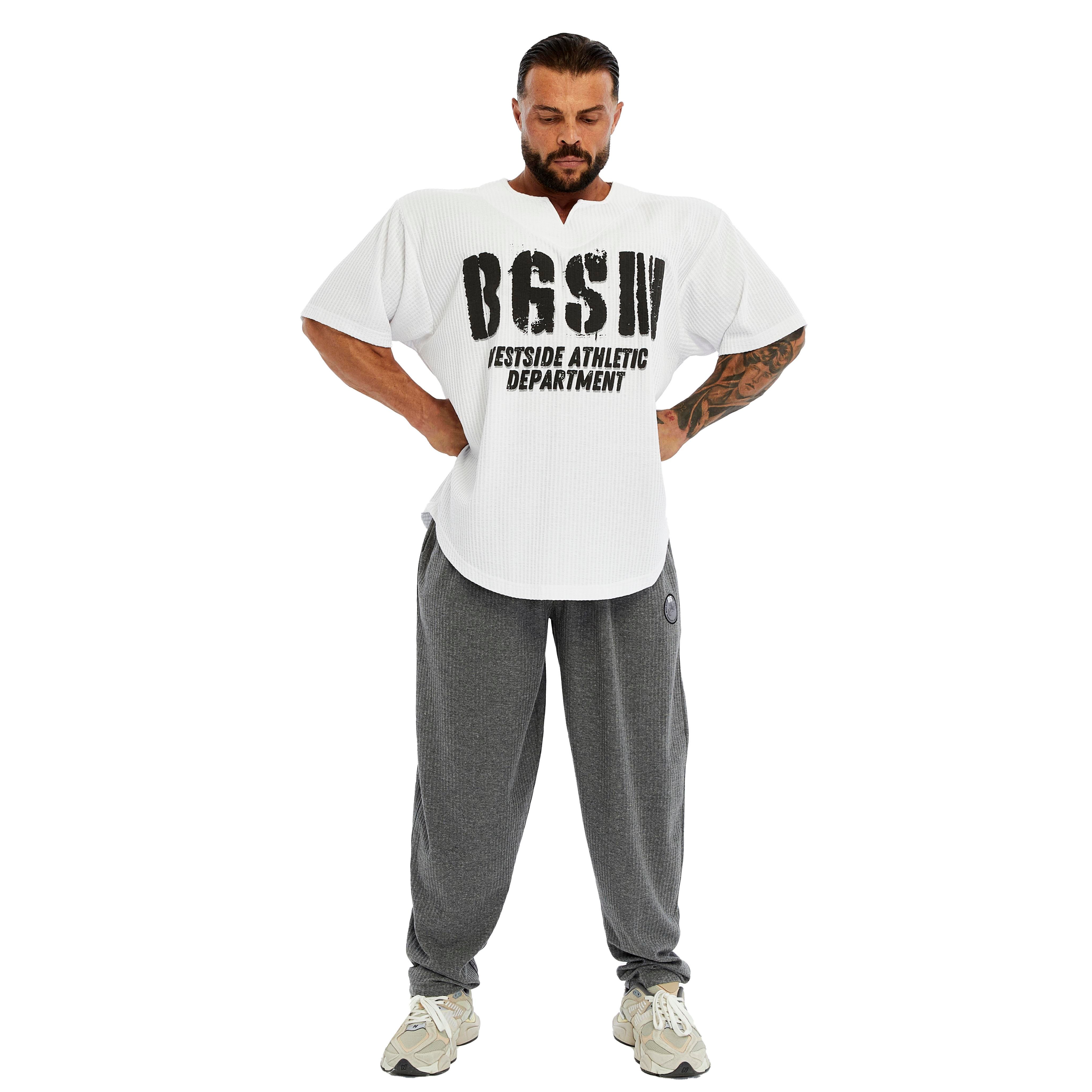 Men's Oversize Active T-shirt V-neck Rag Top