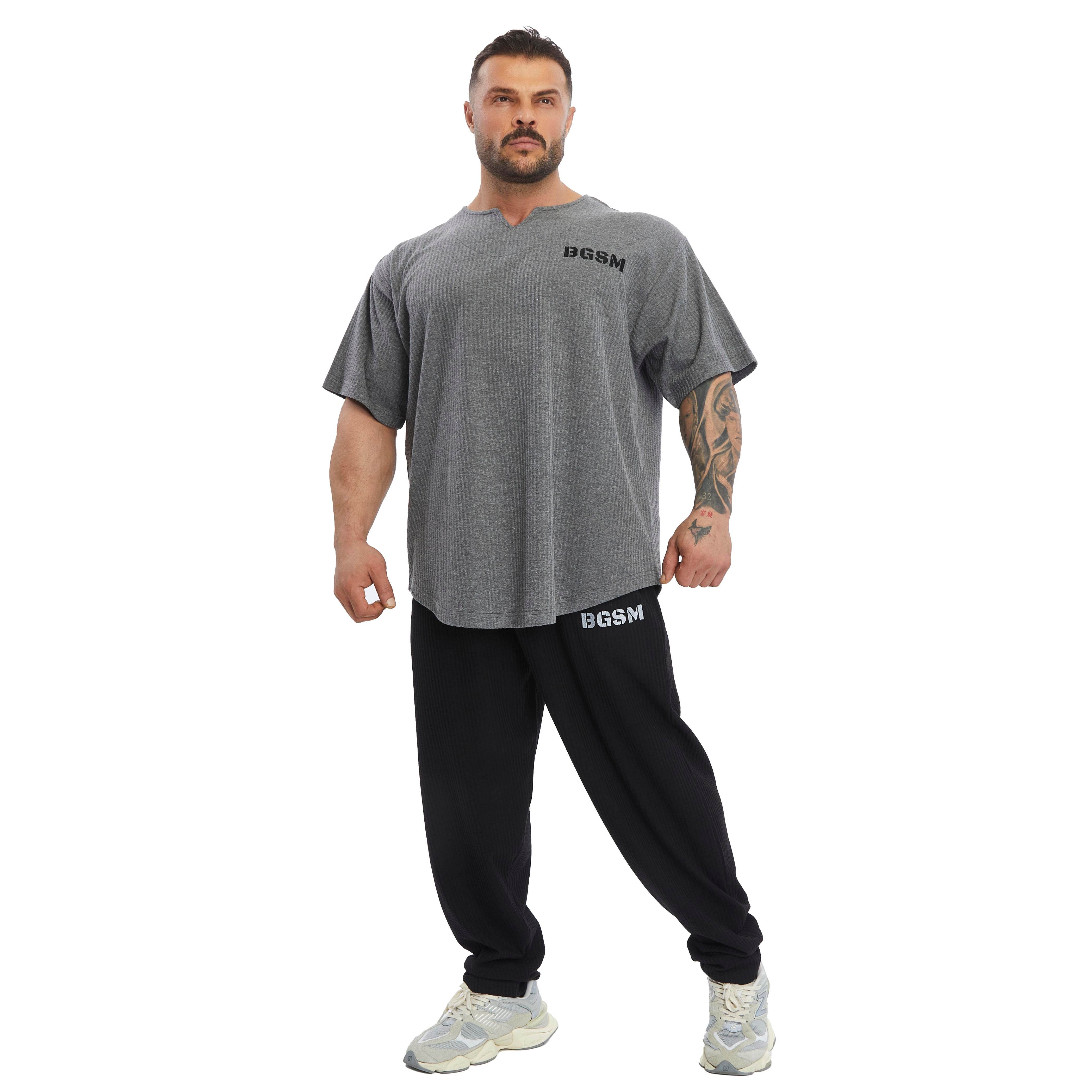 Men's Oversize Active T-shirt V-neck Rag Top