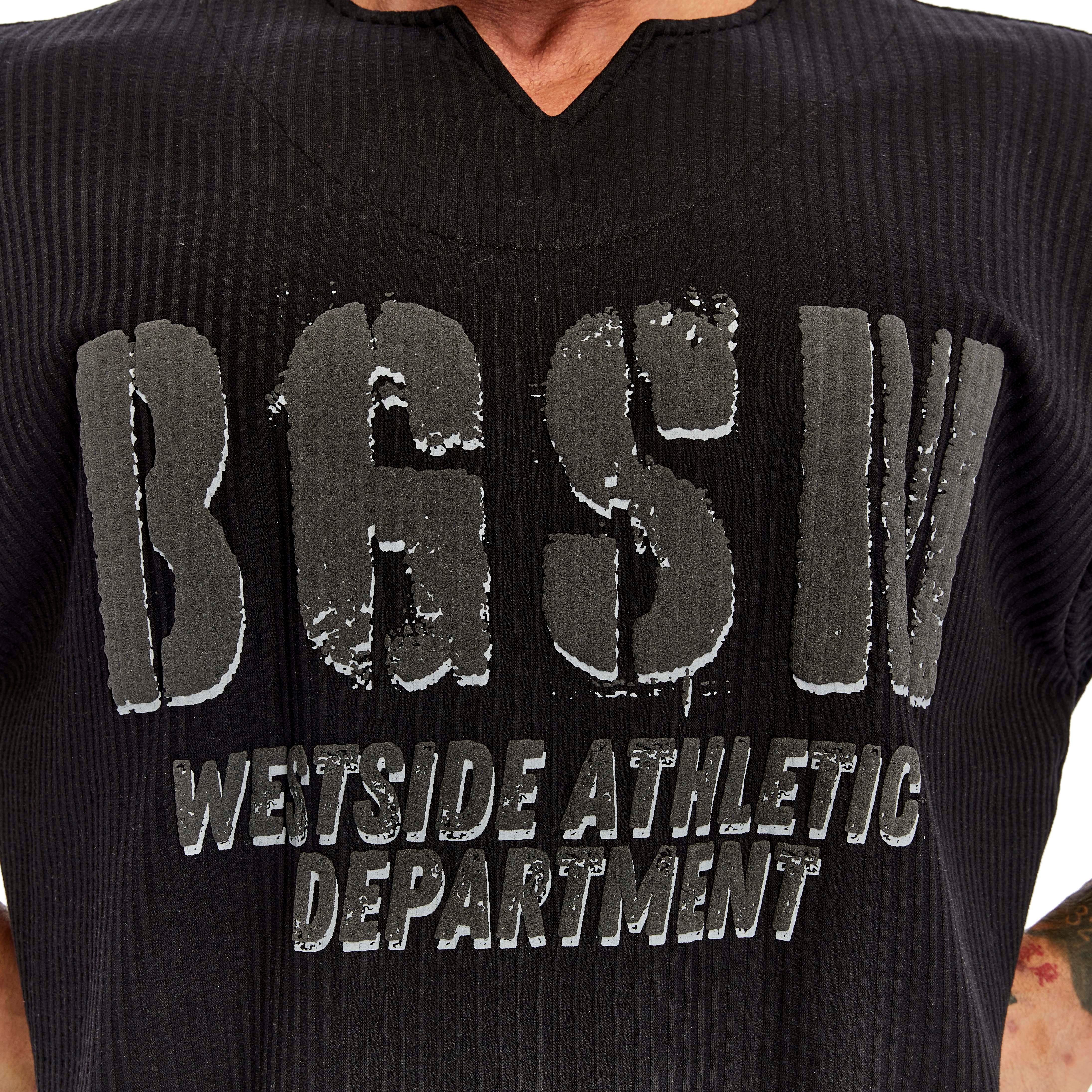 Men's Oversize Active T-shirt V-neck Rag Top