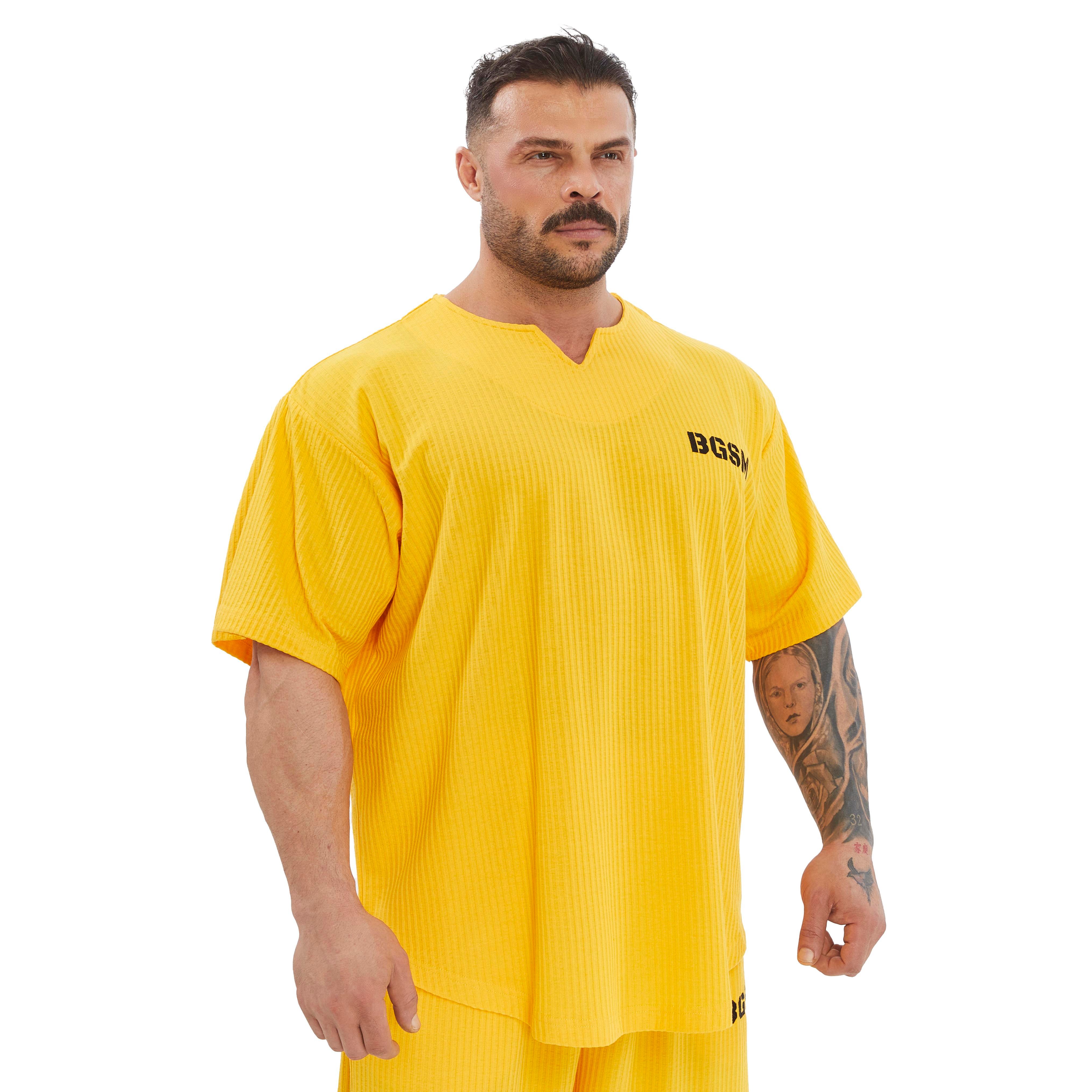 Men's Oversize Active T-shirt V-neck Rag Top