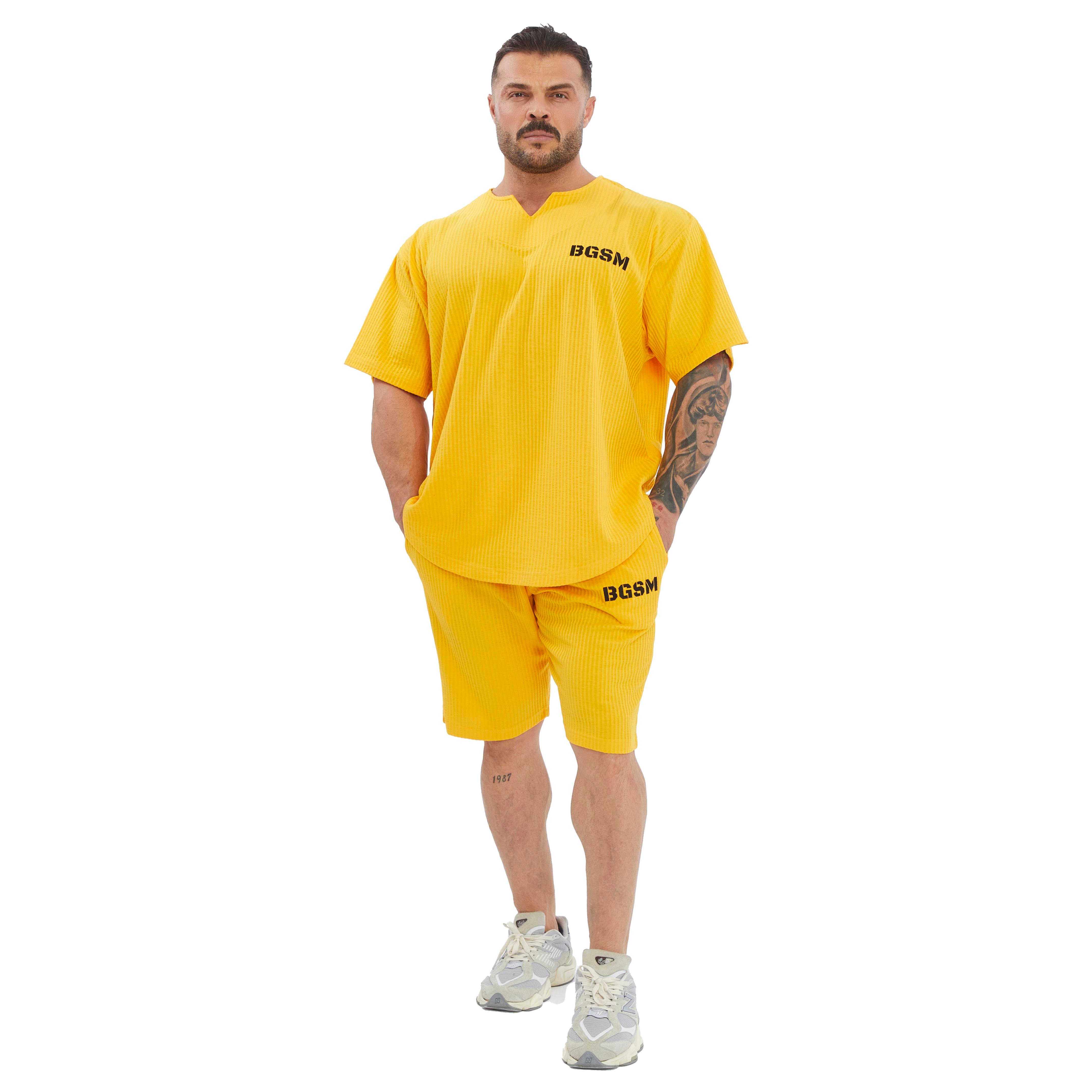 Men's Oversize Active T-shirt V-neck Rag Top