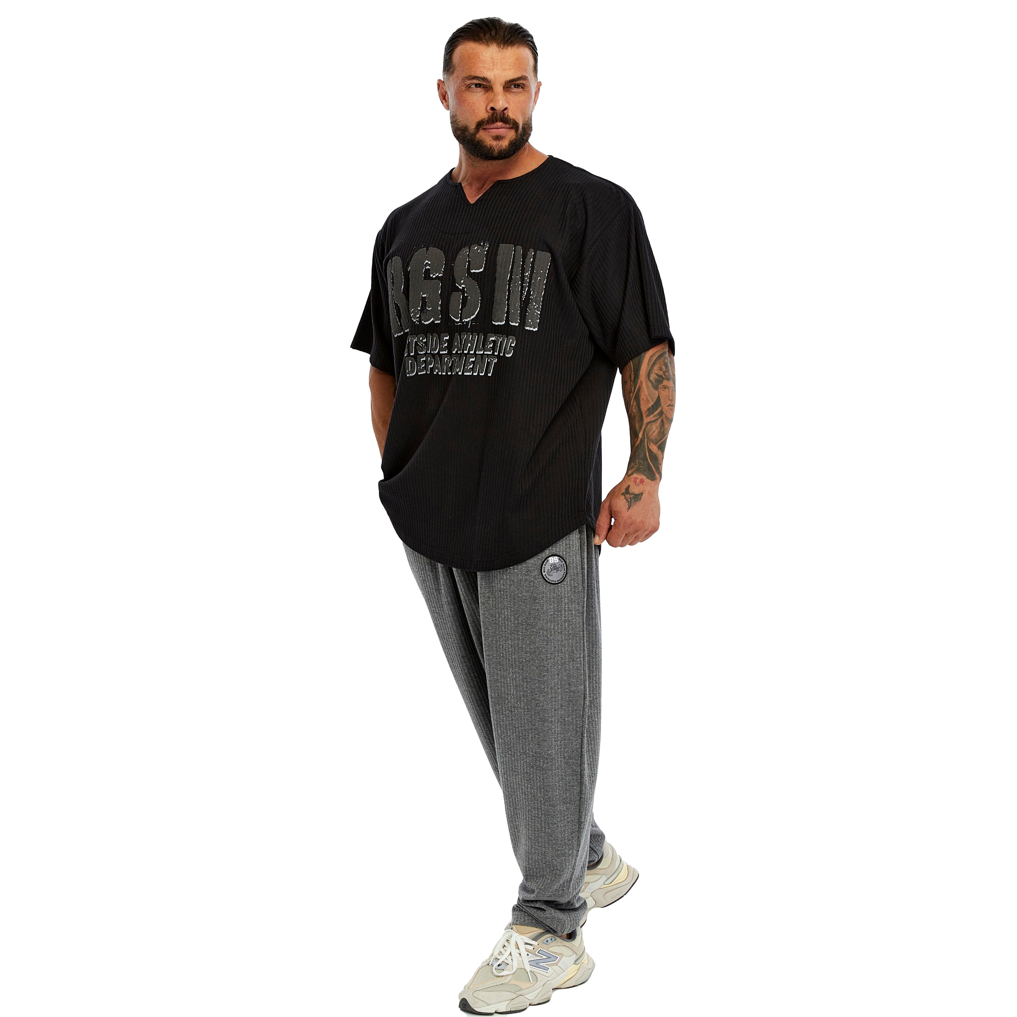 Men's Oversize Active T-shirt V-neck Rag Top