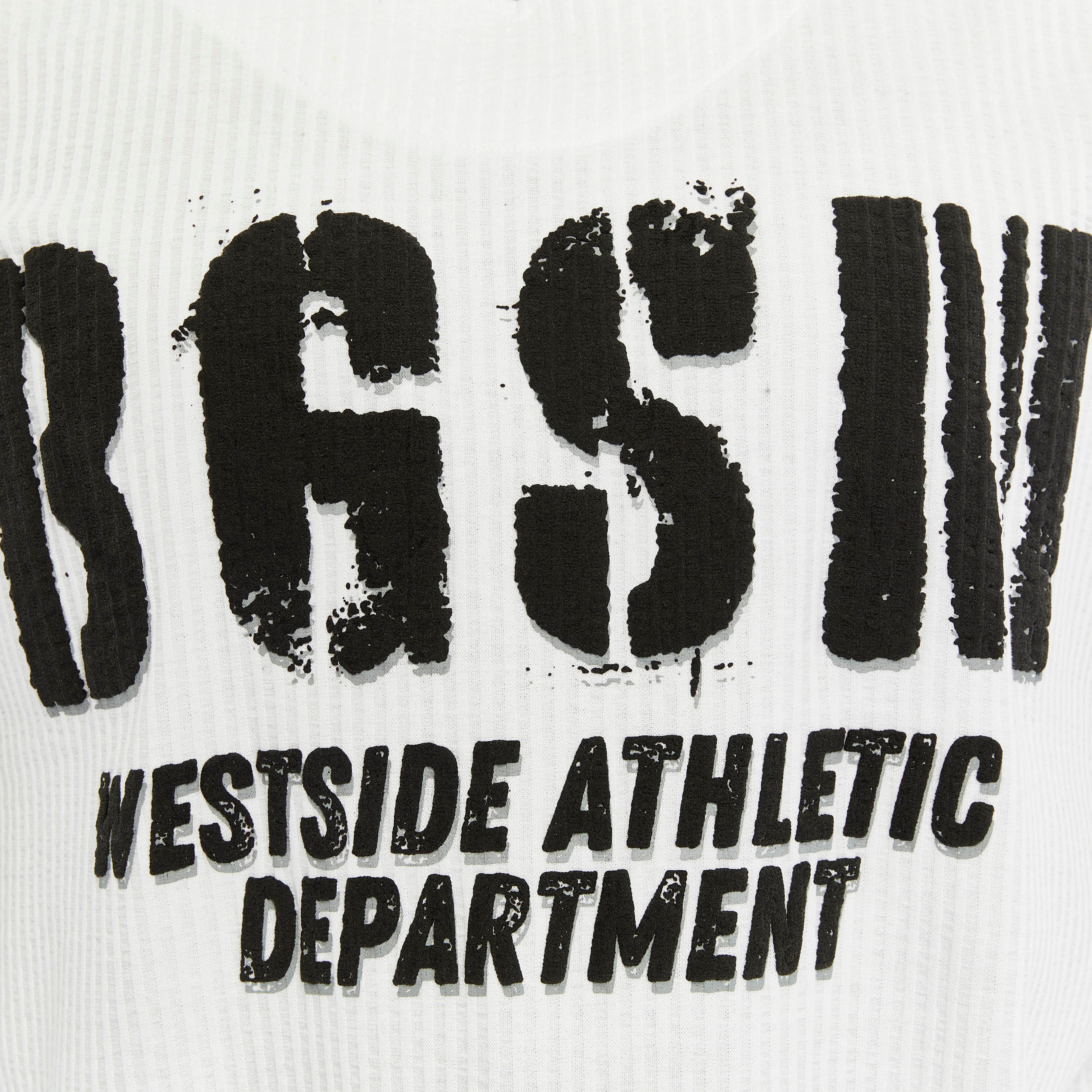 Men's Oversize Active T-shirt V-neck Rag Top