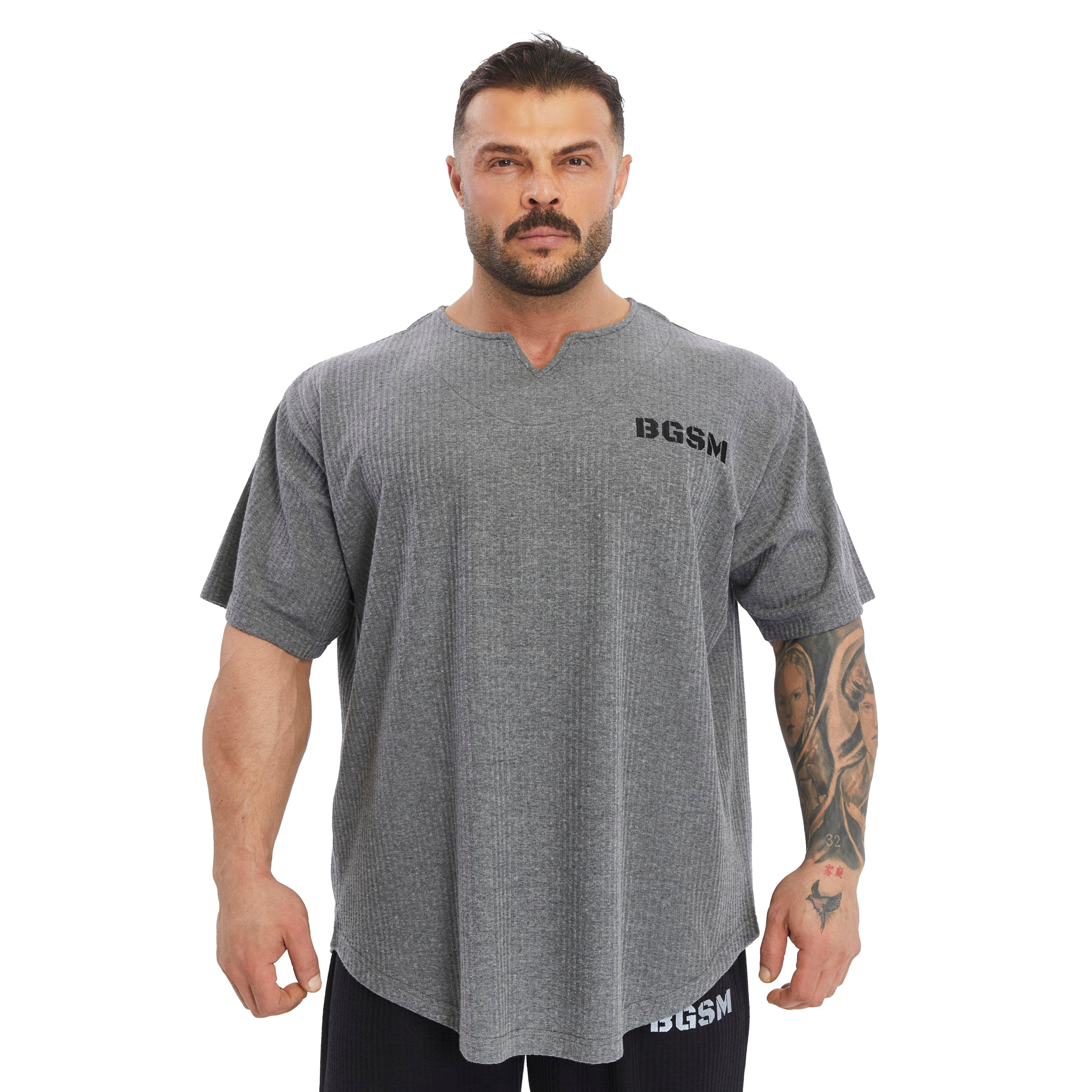 Men's Oversize Active T-shirt V-neck Rag Top