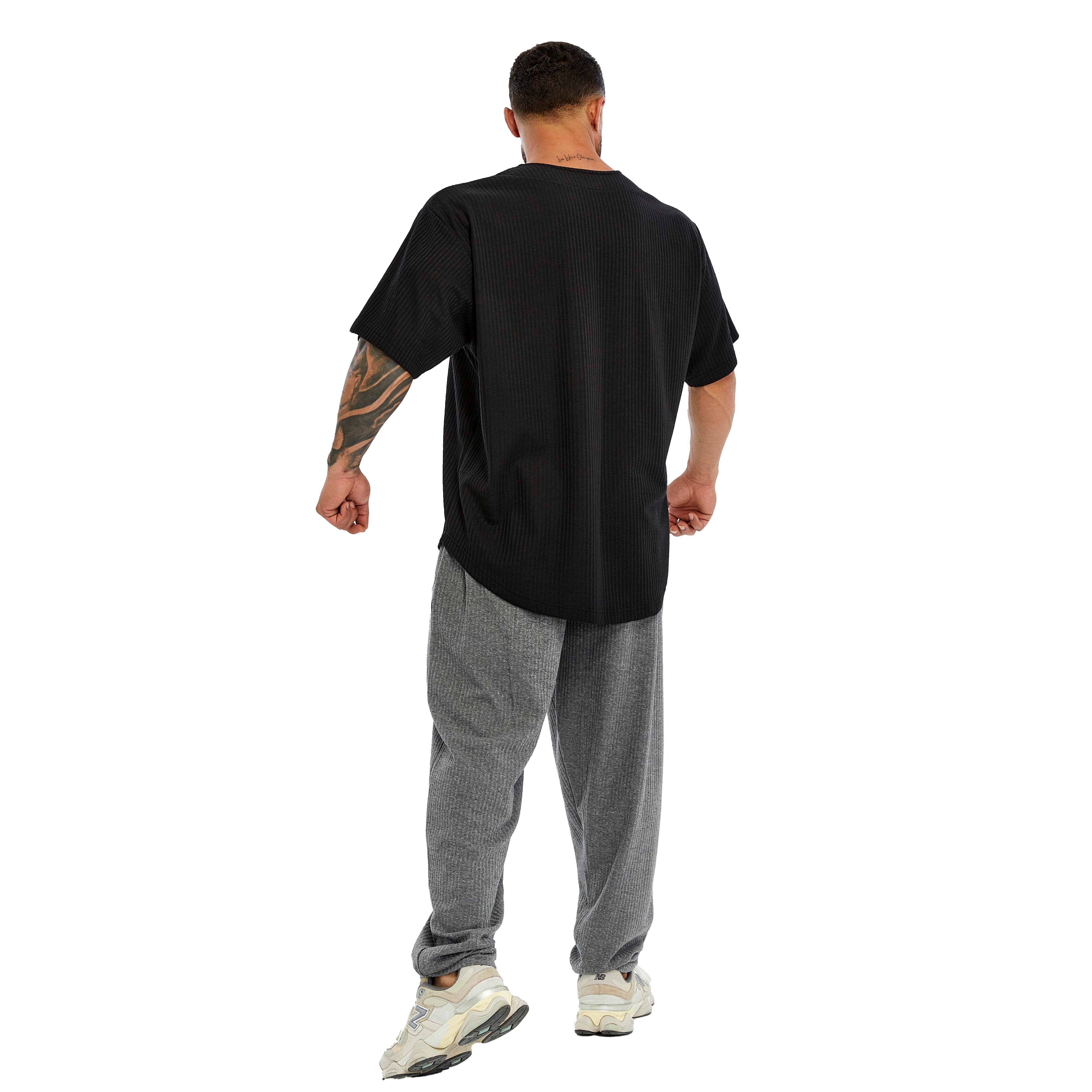 Men's Oversize Active T-shirt V-neck Rag Top