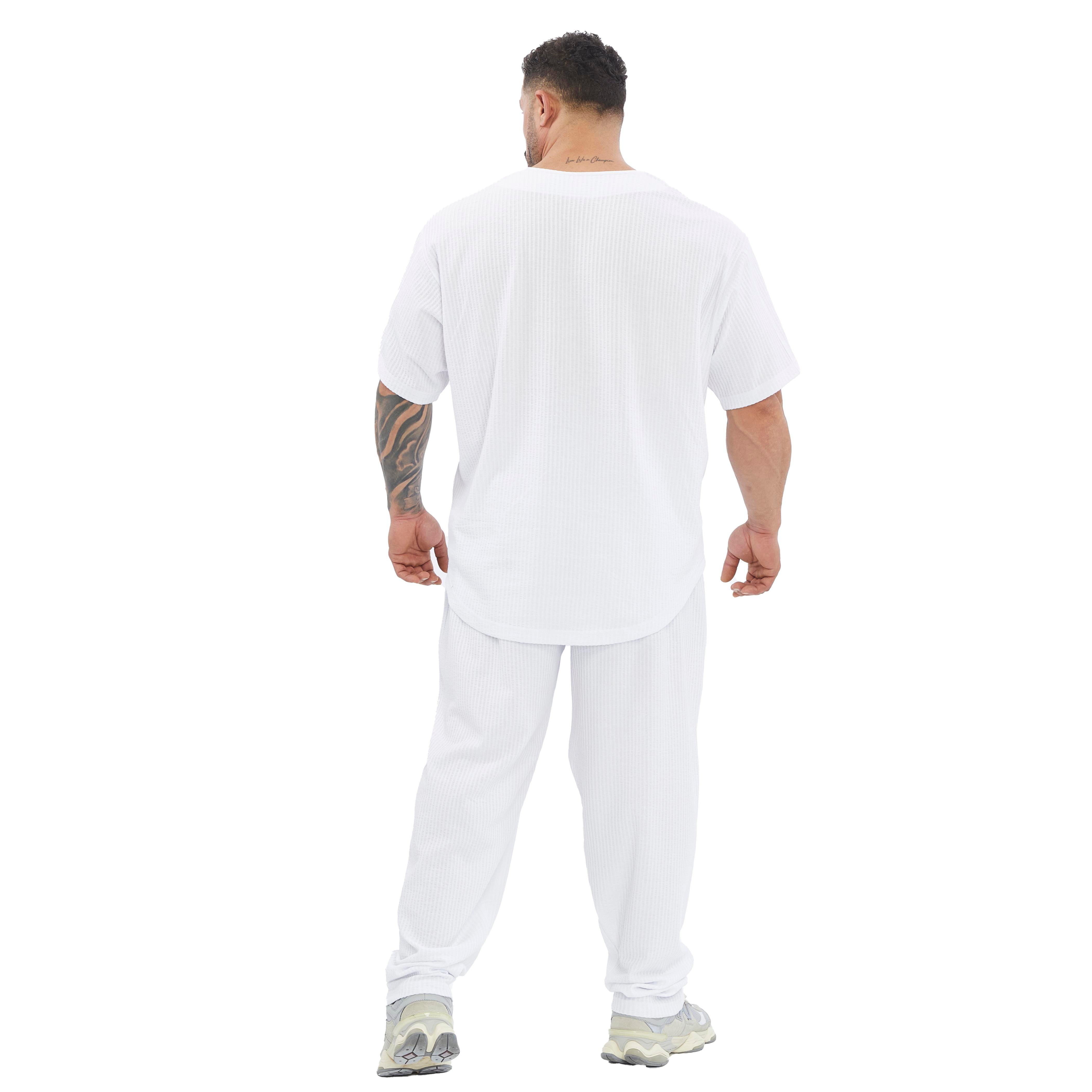 Men's Oversize Active T-shirt V-neck Rag Top