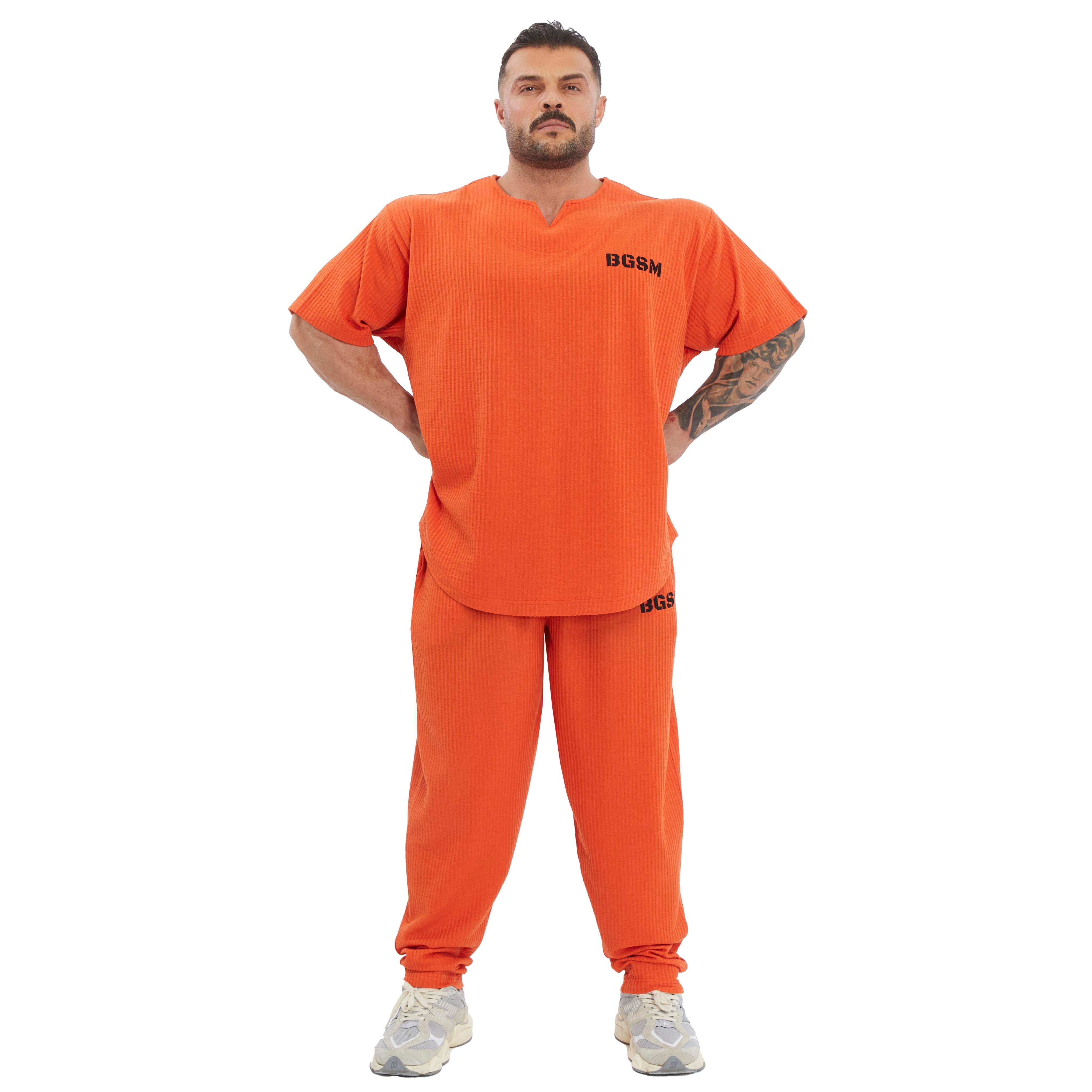 Men's Oversize Active T-shirt V-neck Rag Top