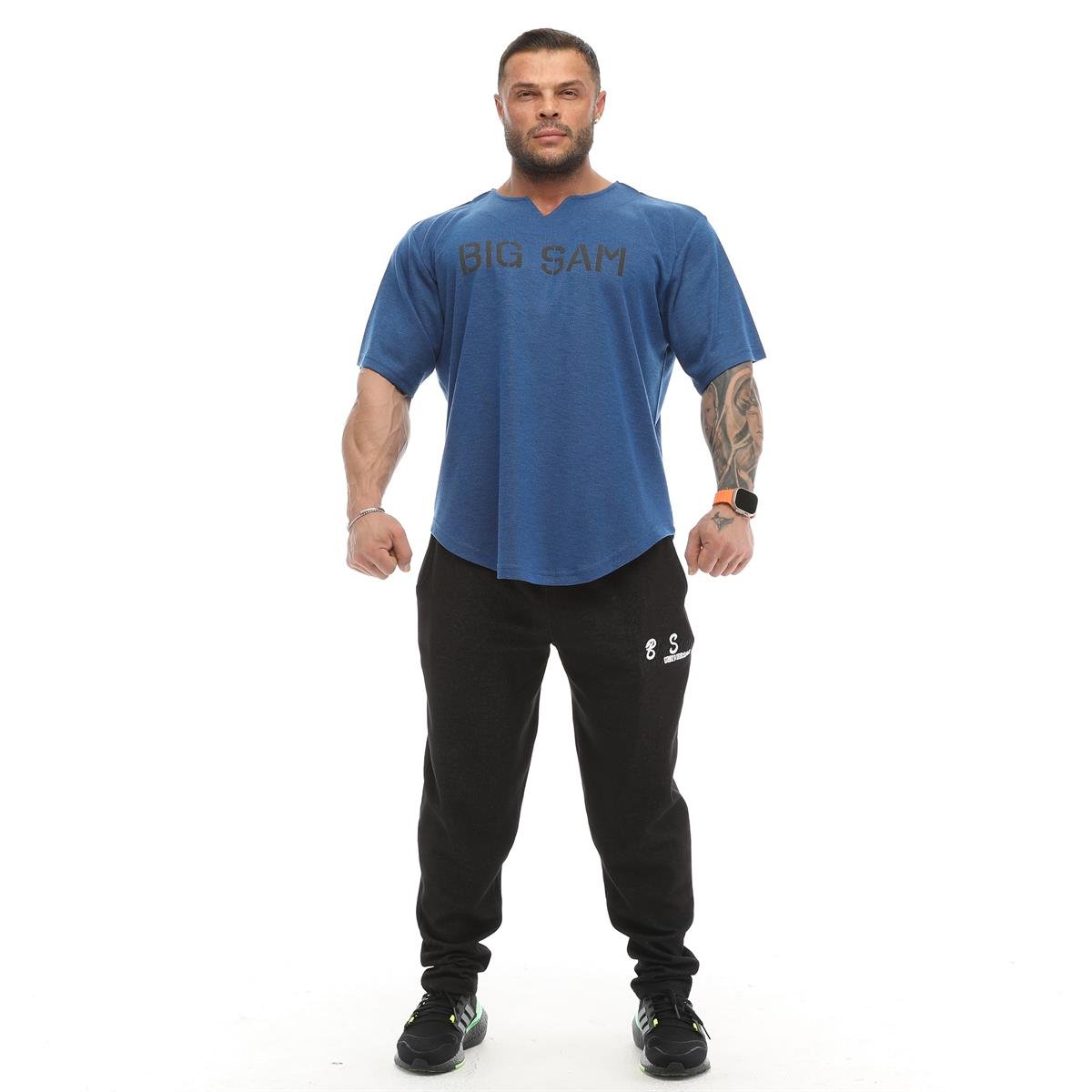 Men's Oversize Bodybuilding Rag Top Gym T-shirt