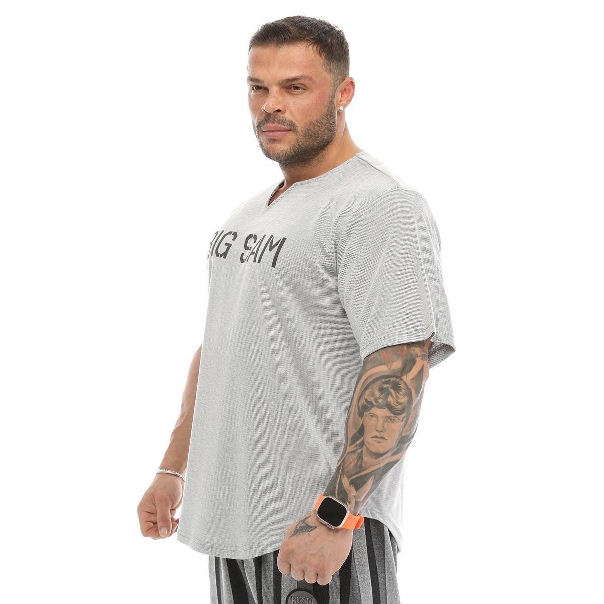 Men's Oversize Bodybuilding Rag Top Gym T-shirt