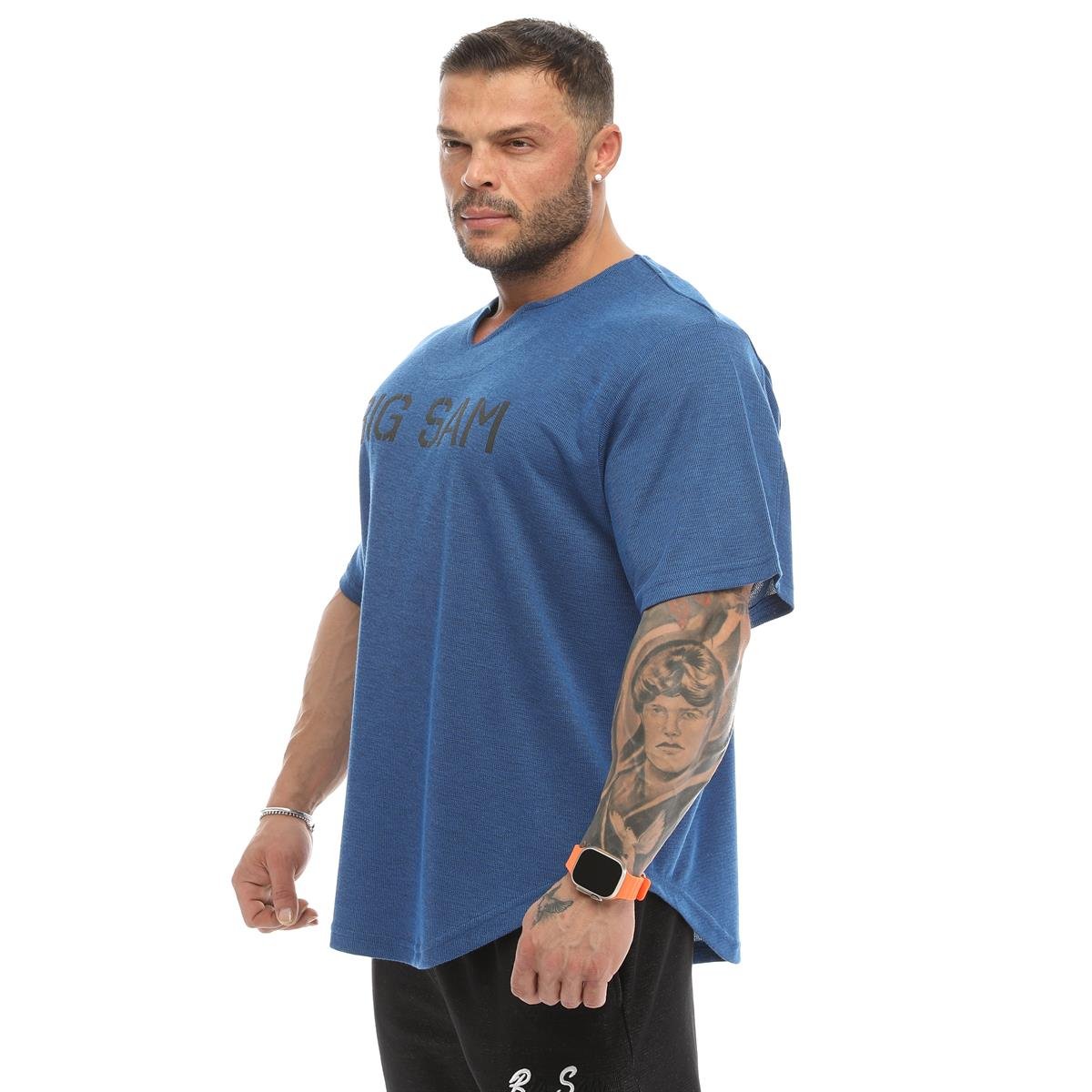 Men's Oversize Bodybuilding Rag Top Gym T-shirt
