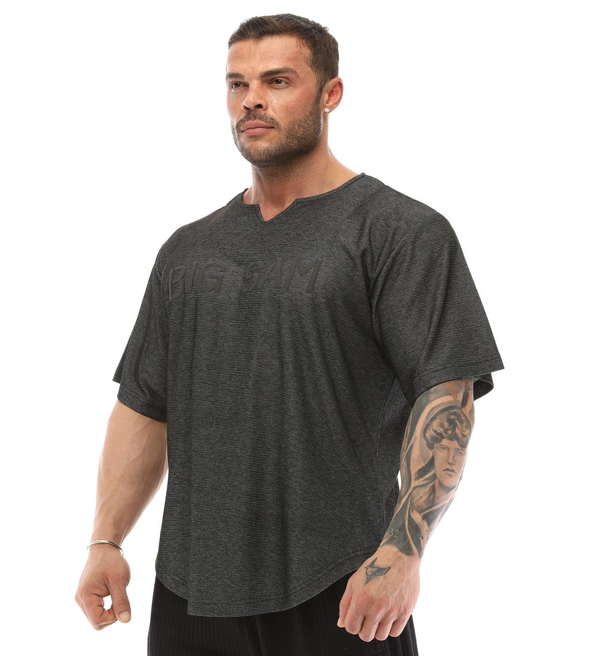 Men's Oversize Bodybuilding Rag Top Gym T-shirt