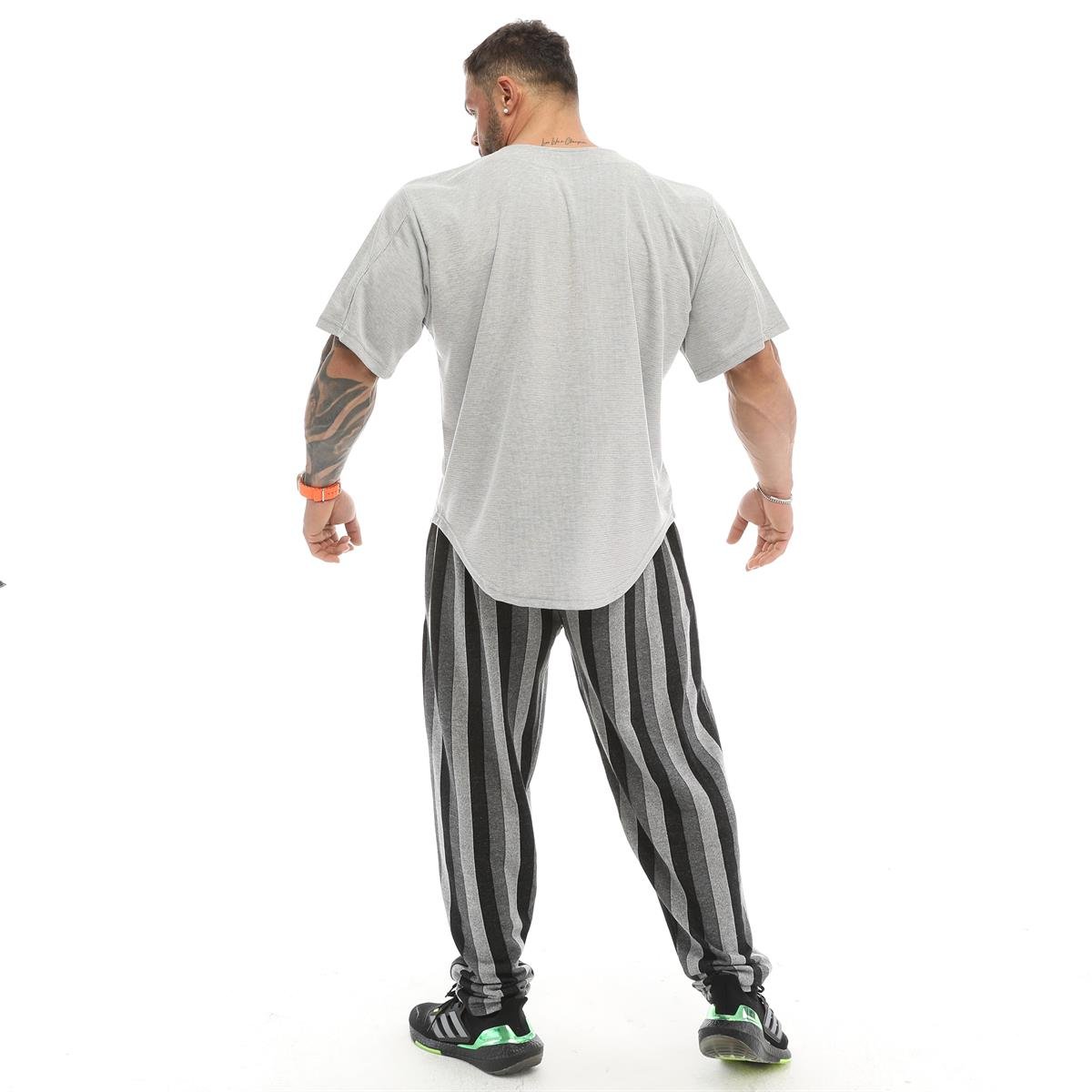 Men's Oversize Bodybuilding Rag Top Gym T-shirt