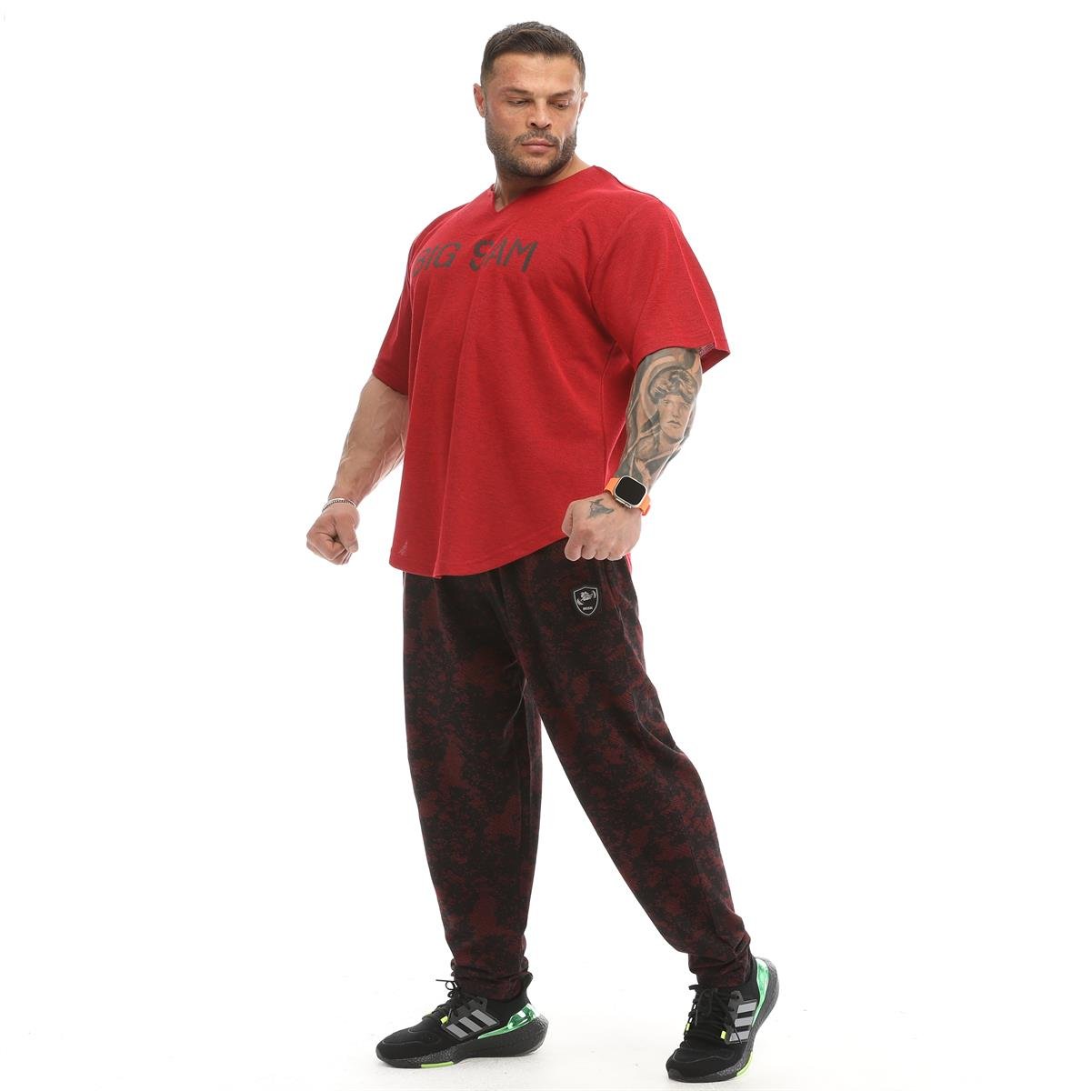 Men's Oversize Bodybuilding Rag Top Gym T-shirt