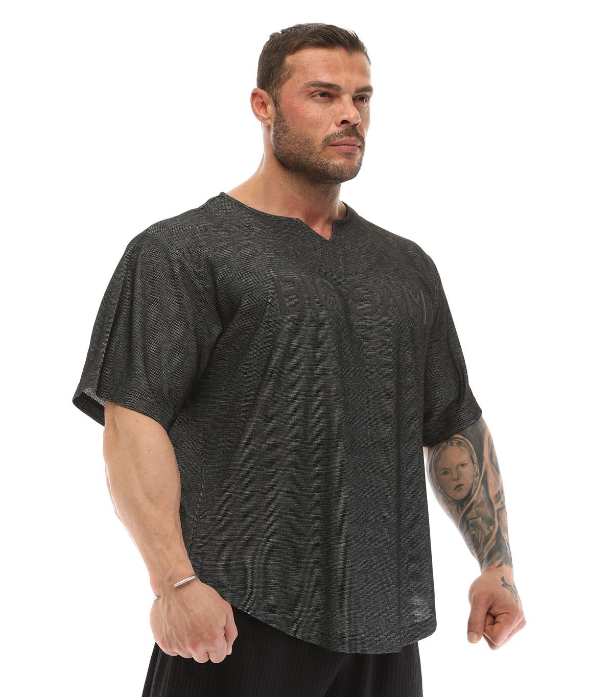 Men's Oversize Bodybuilding Rag Top Gym T-shirt