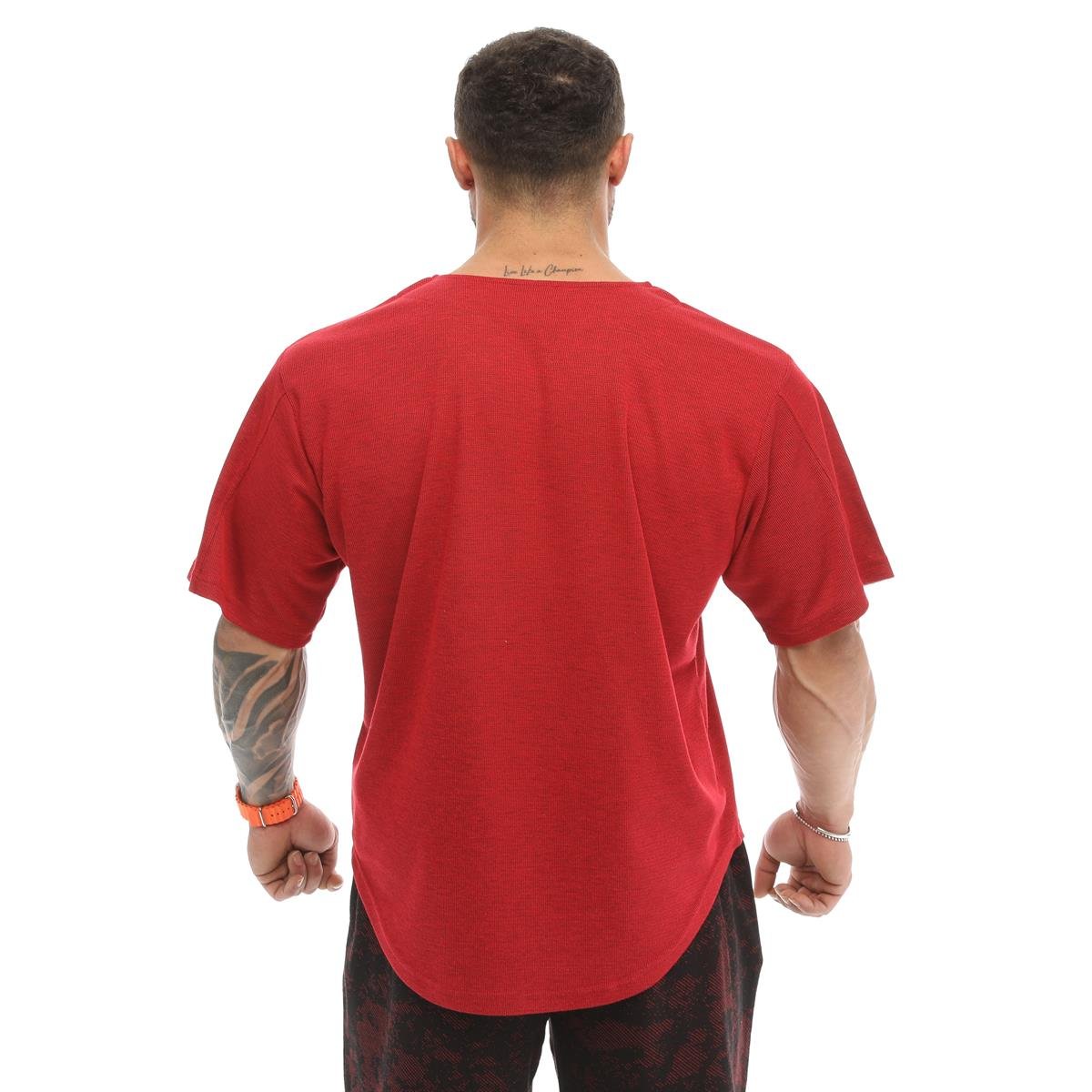 Men's Oversize Bodybuilding Rag Top Gym T-shirt