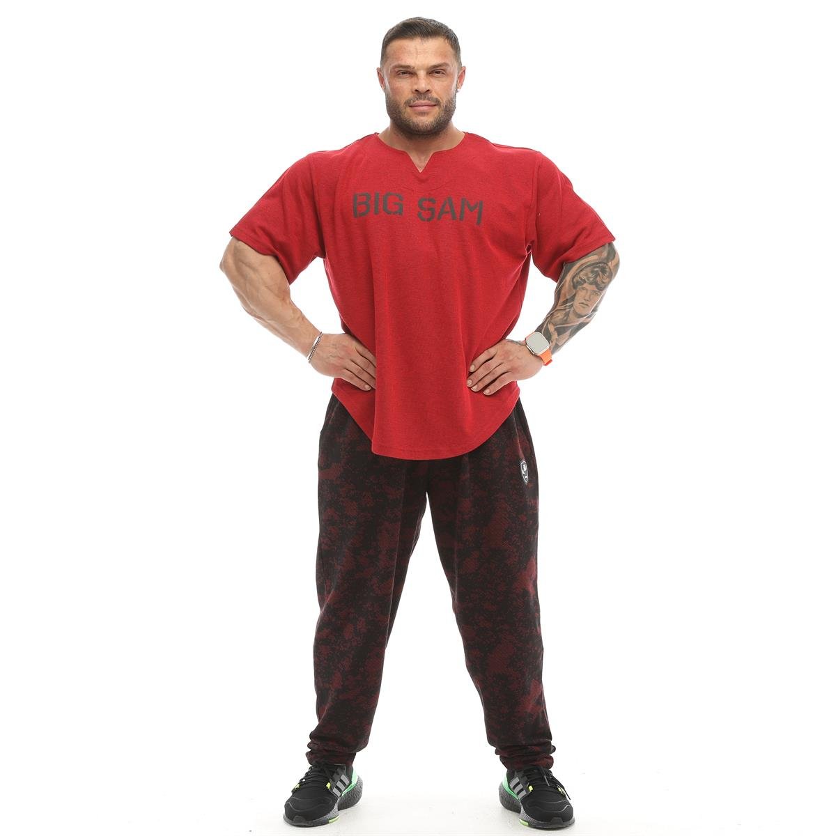 Men's Oversize Bodybuilding Rag Top Gym T-shirt