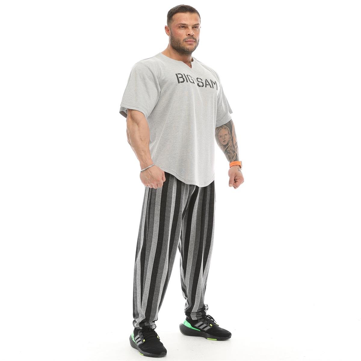 Men's Oversize Bodybuilding Rag Top Gym T-shirt