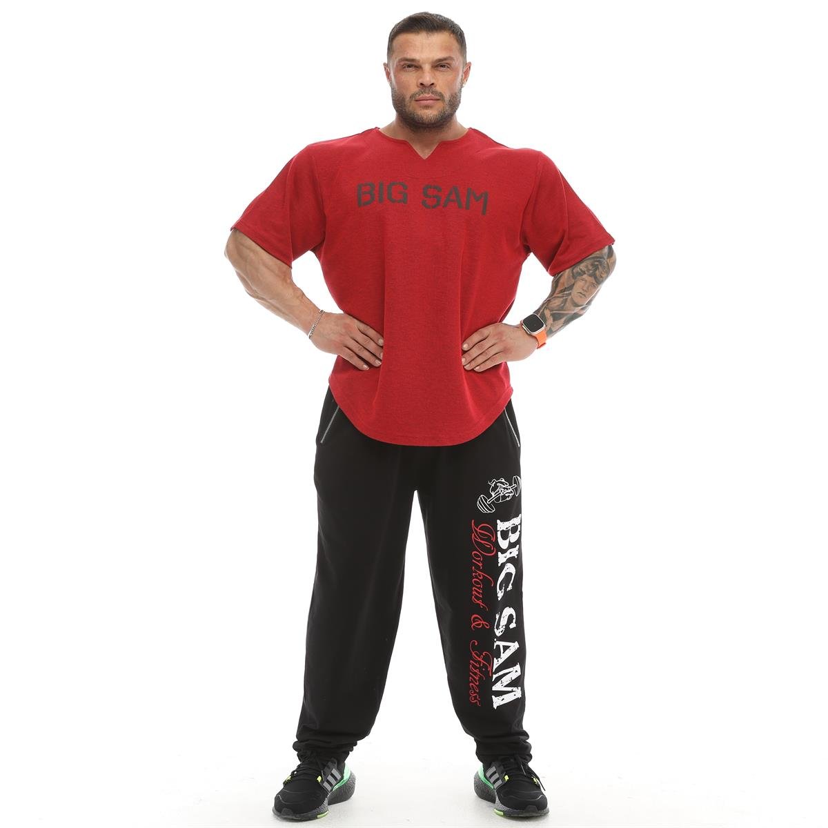 Men's Oversize Bodybuilding Rag Top Gym T-shirt