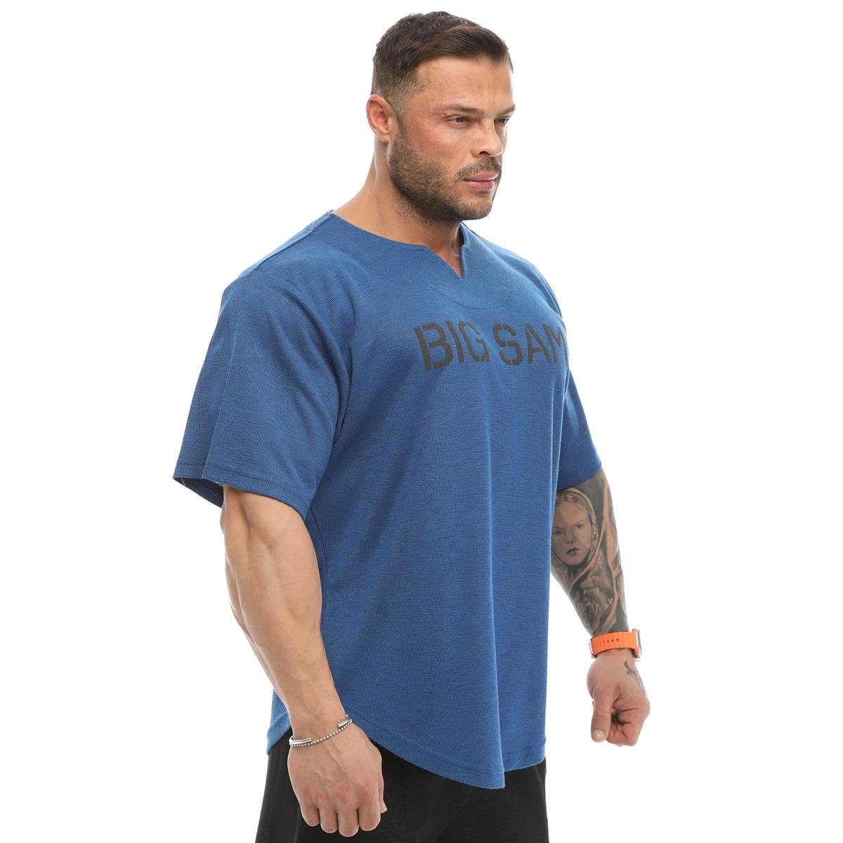 Men's Oversize Bodybuilding Rag Top Gym T-shirt
