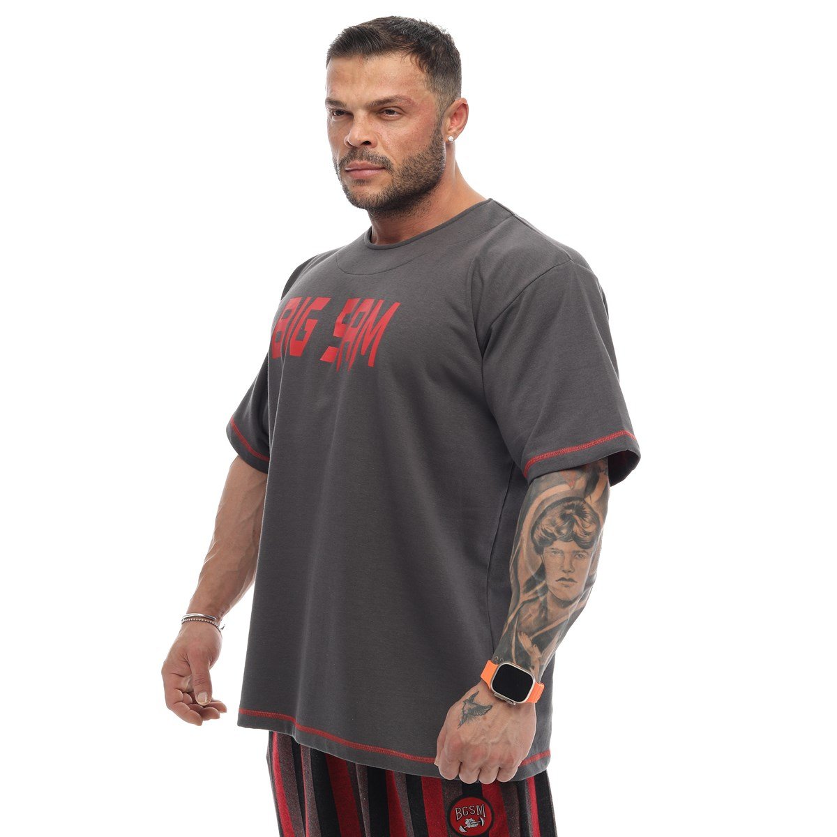 Men's Oversize Bodybuilding T-shirt Life Style Rag Top