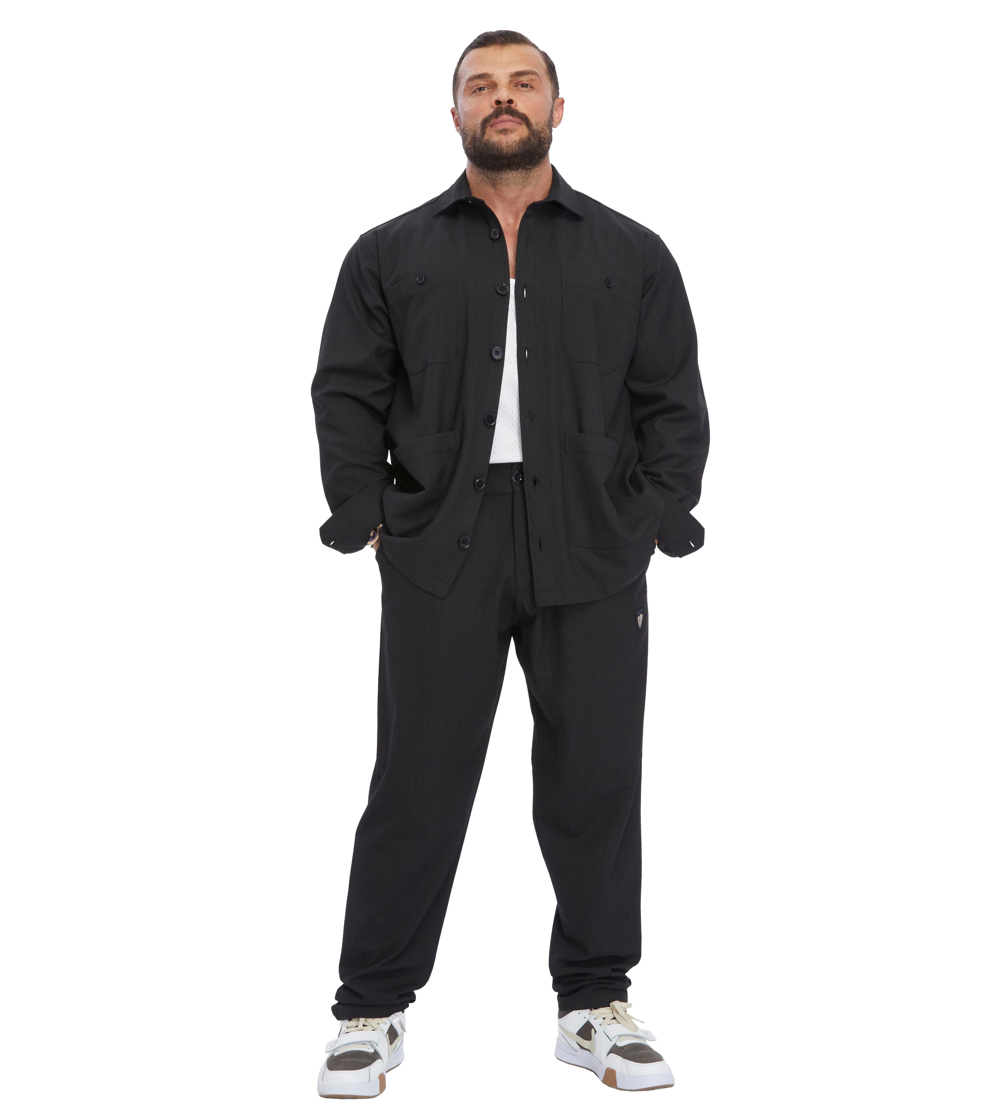 Men's Oversize Button Down Overshirt