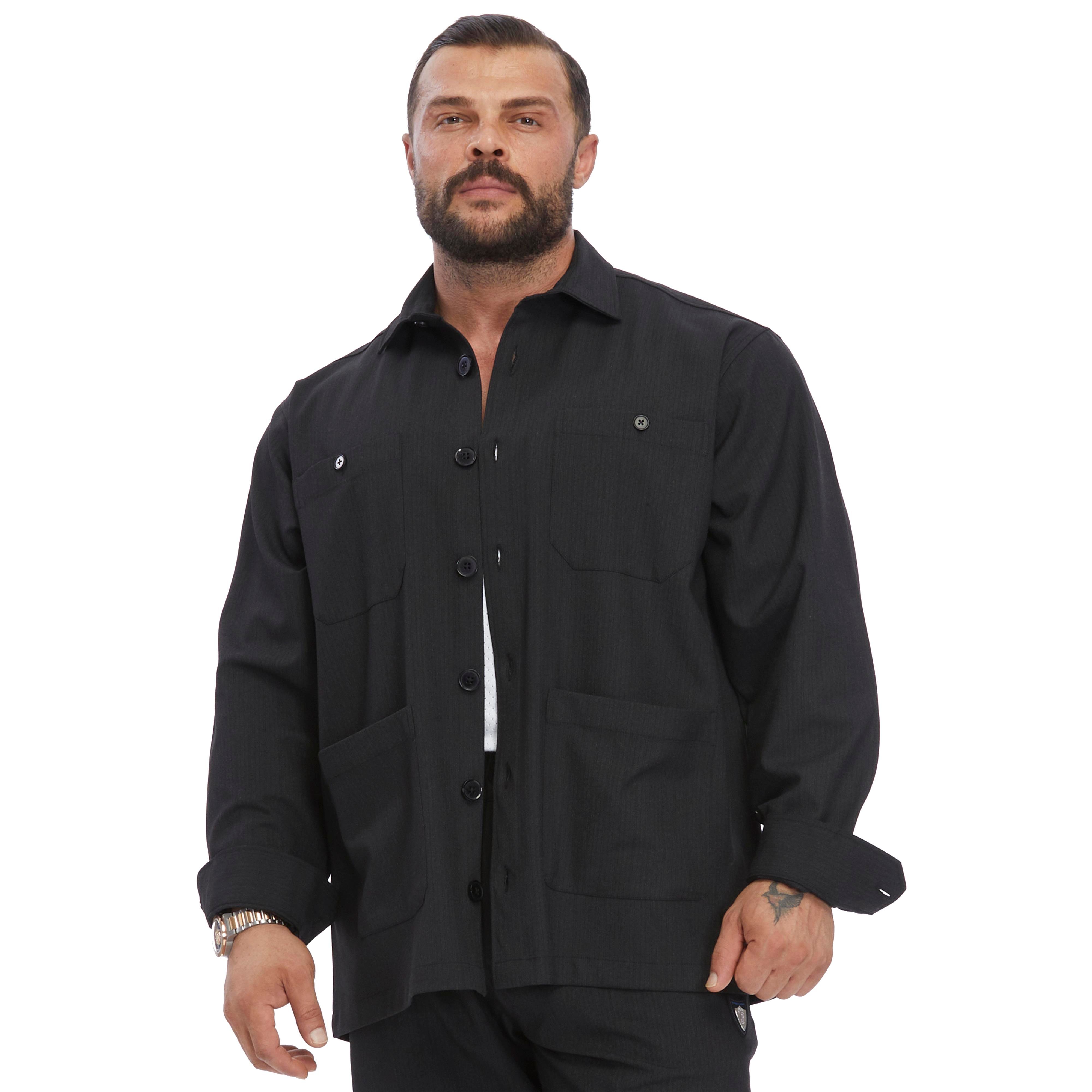 Men's Oversize Button Down Overshirt