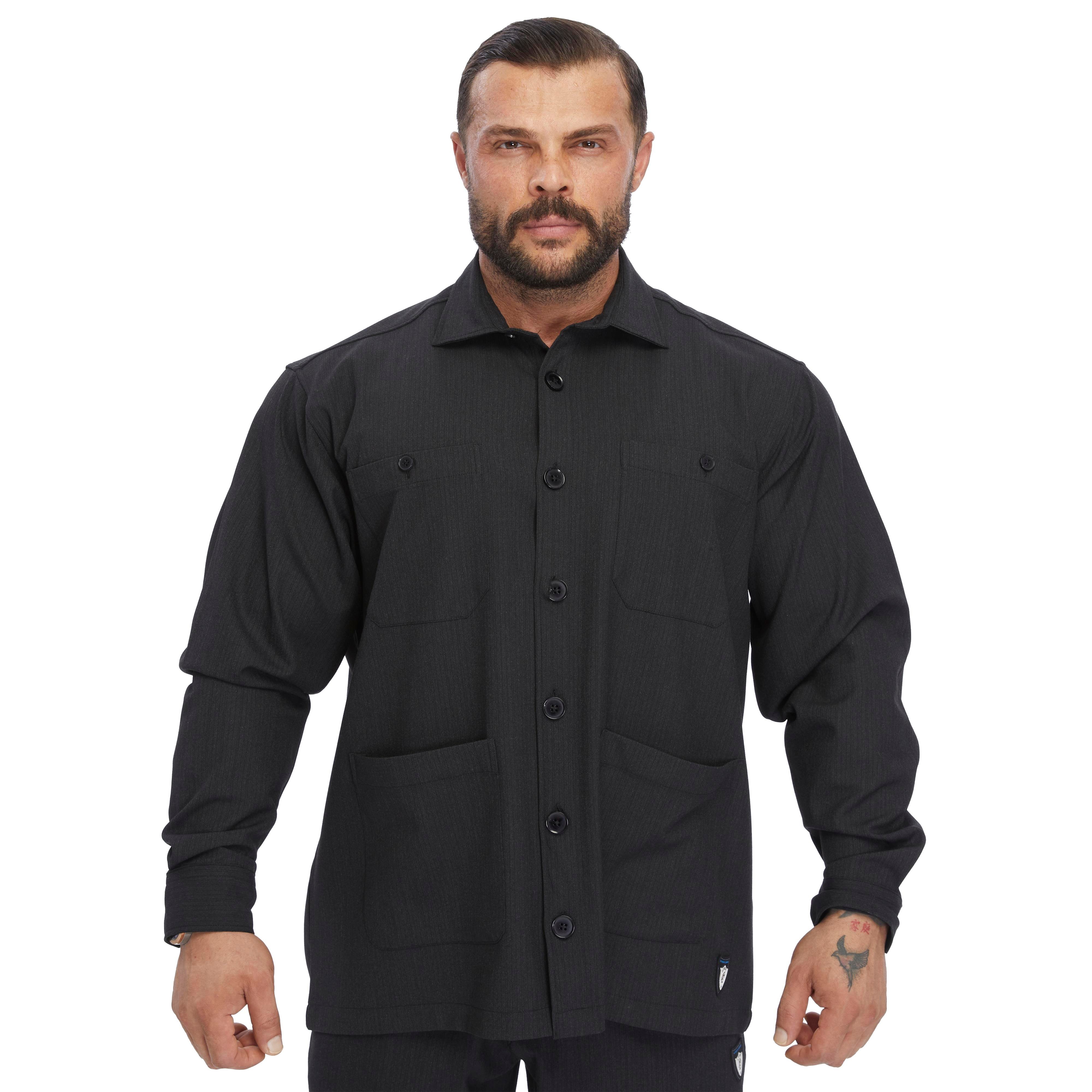 Men's Oversize Button Down Overshirt