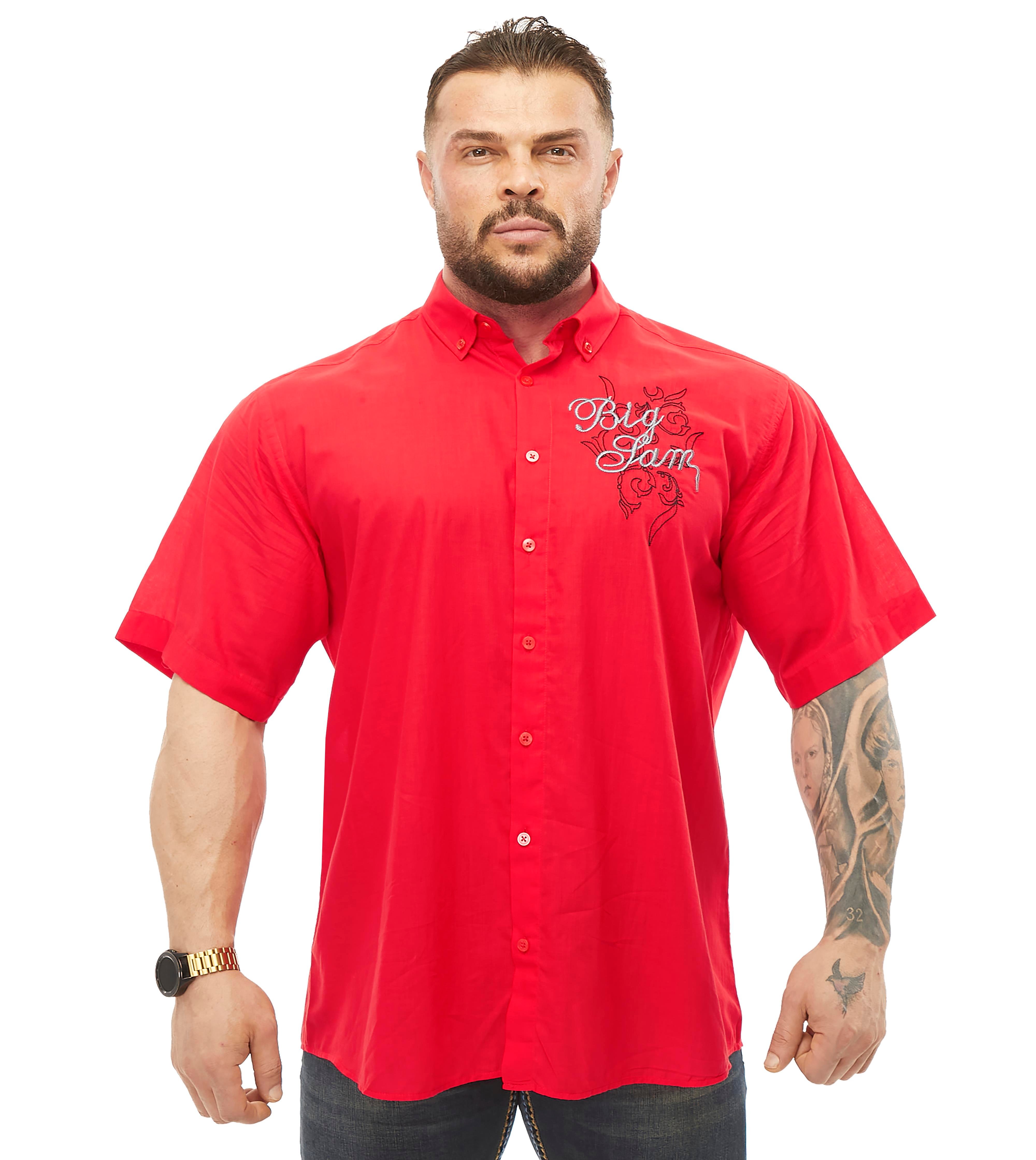 Men's Oversize Cotton Short Sleeve Shirt