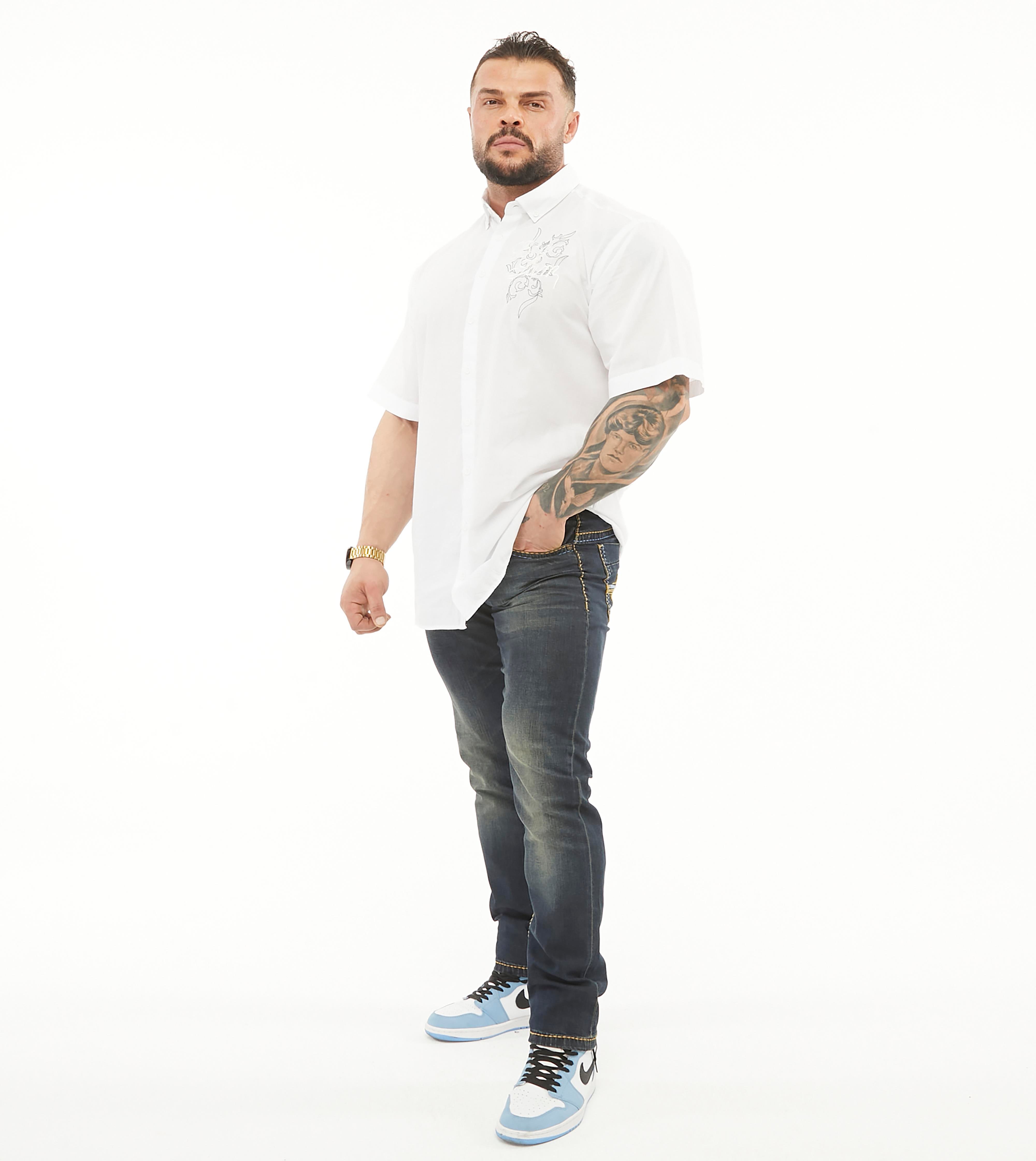 Men's Oversize Cotton Short Sleeve Shirt