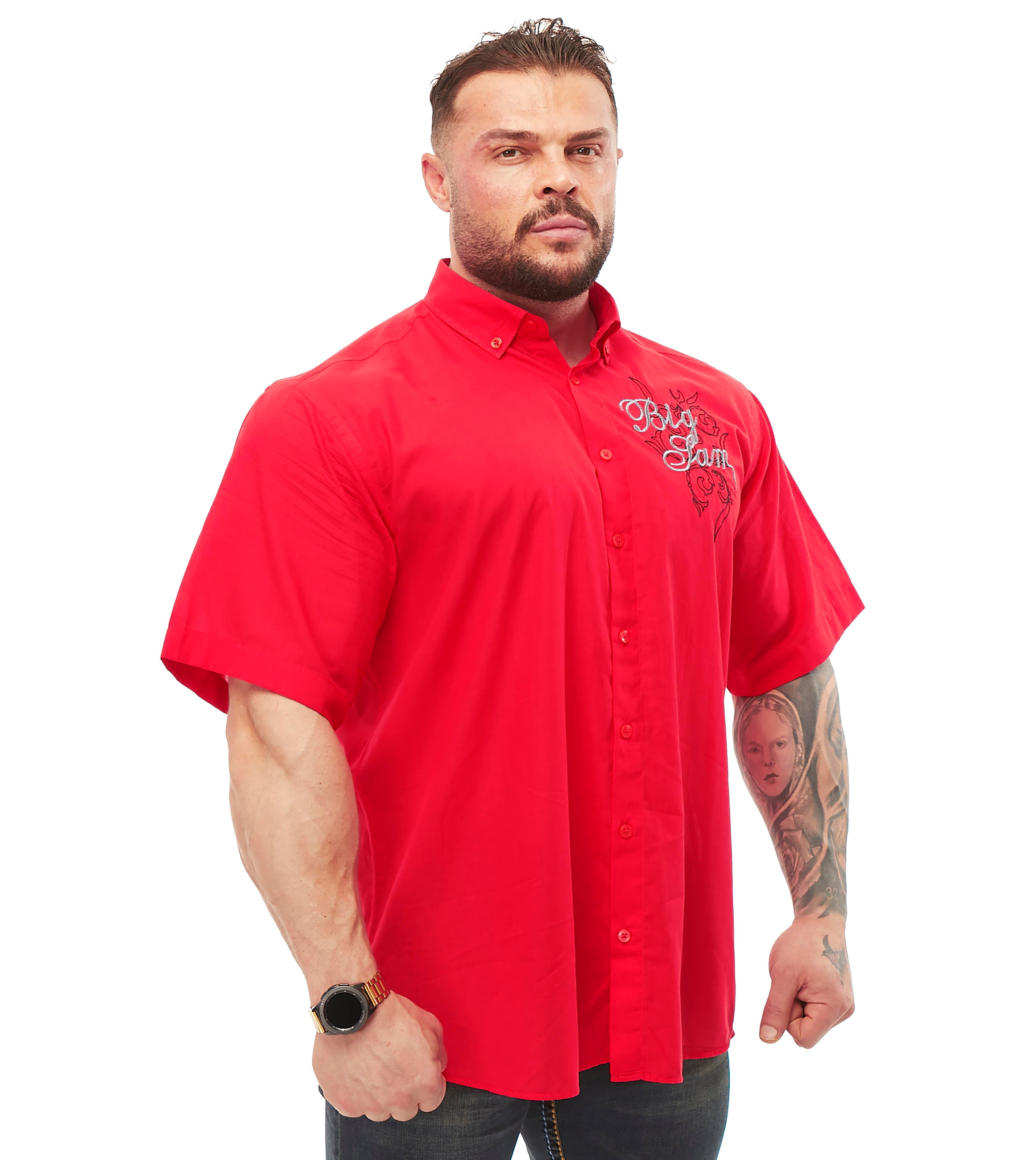 Men's Oversize Cotton Short Sleeve Shirt