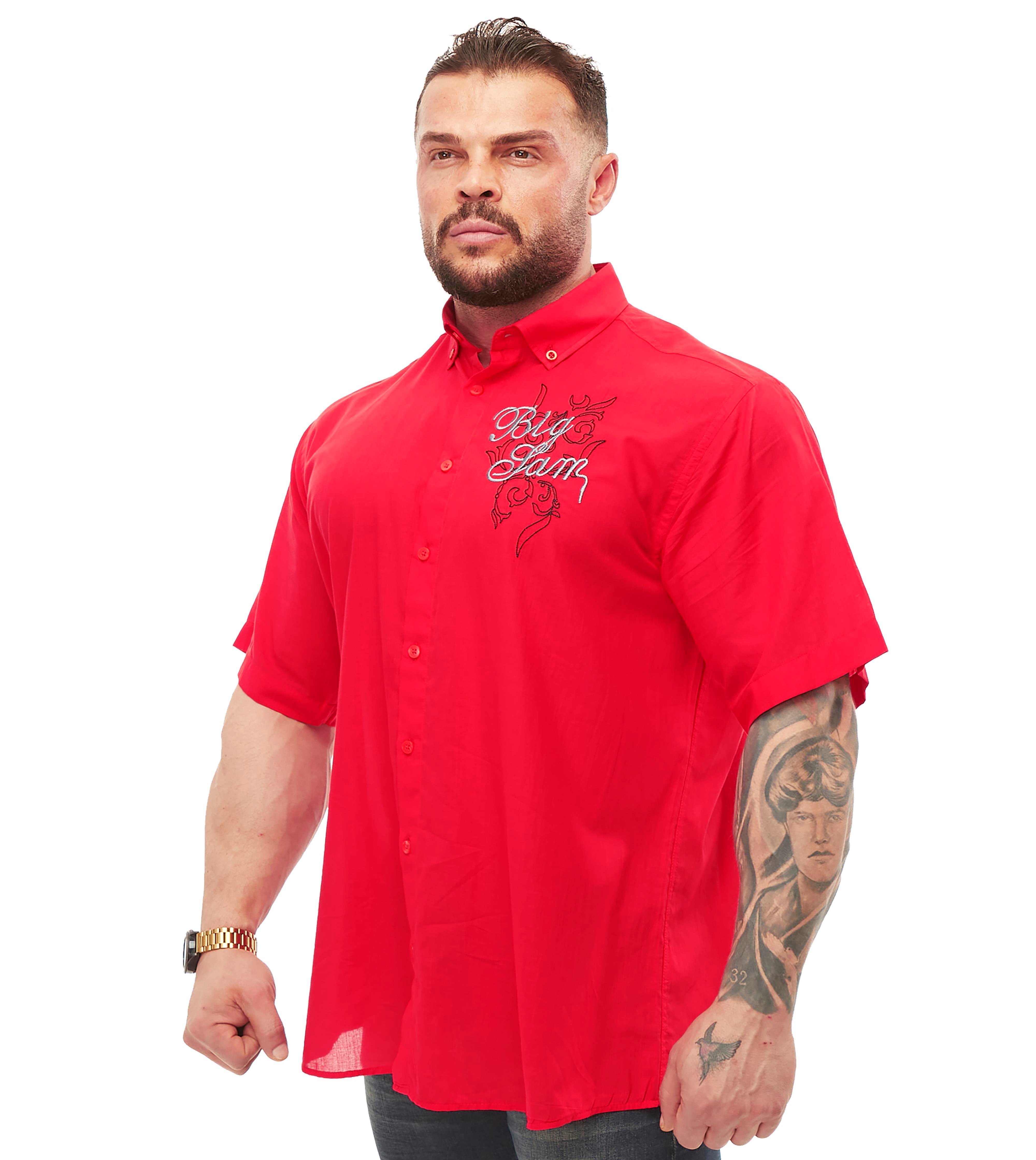 Men's Oversize Cotton Short Sleeve Shirt