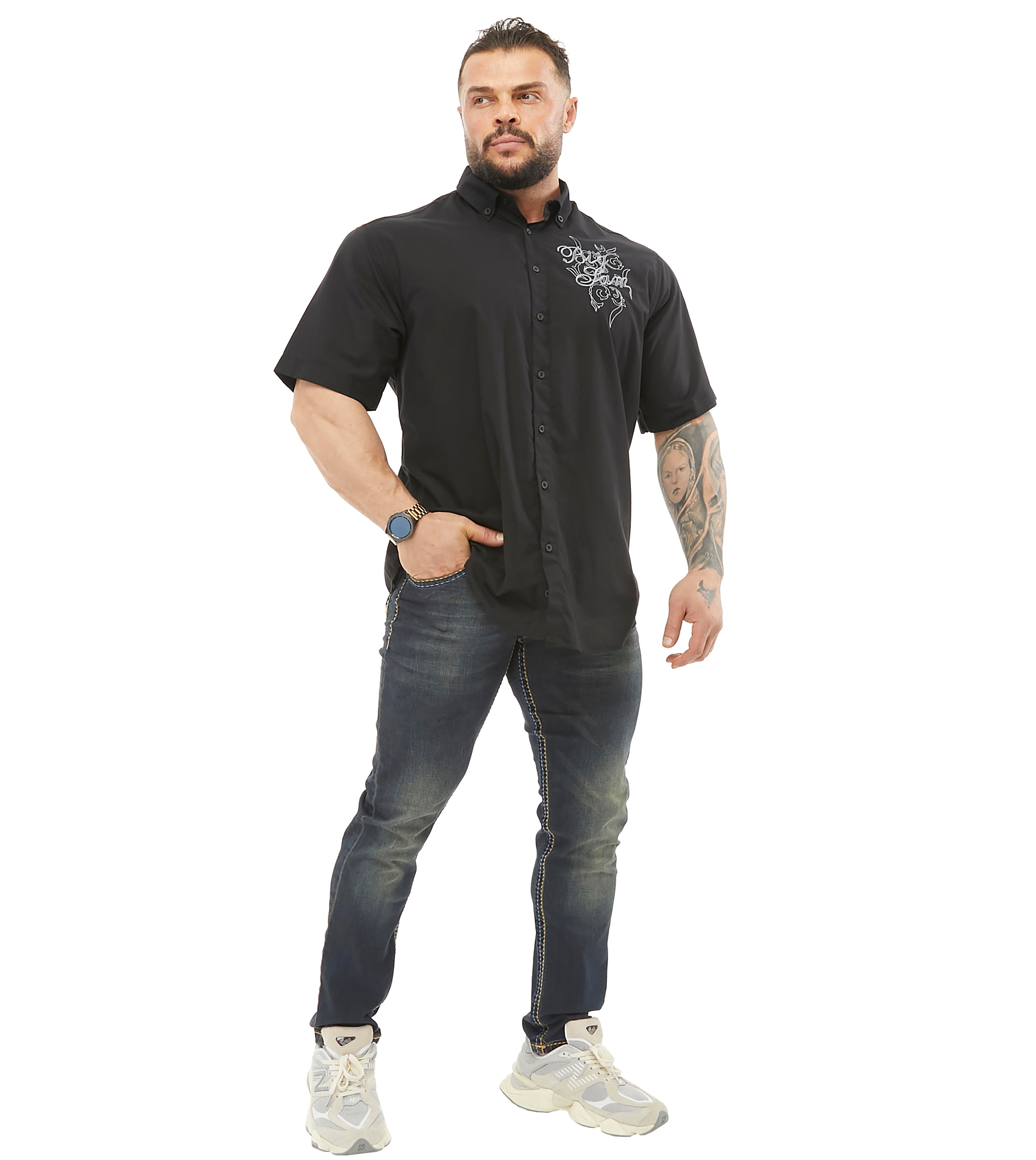 Men's Oversize Cotton Short Sleeve Shirt