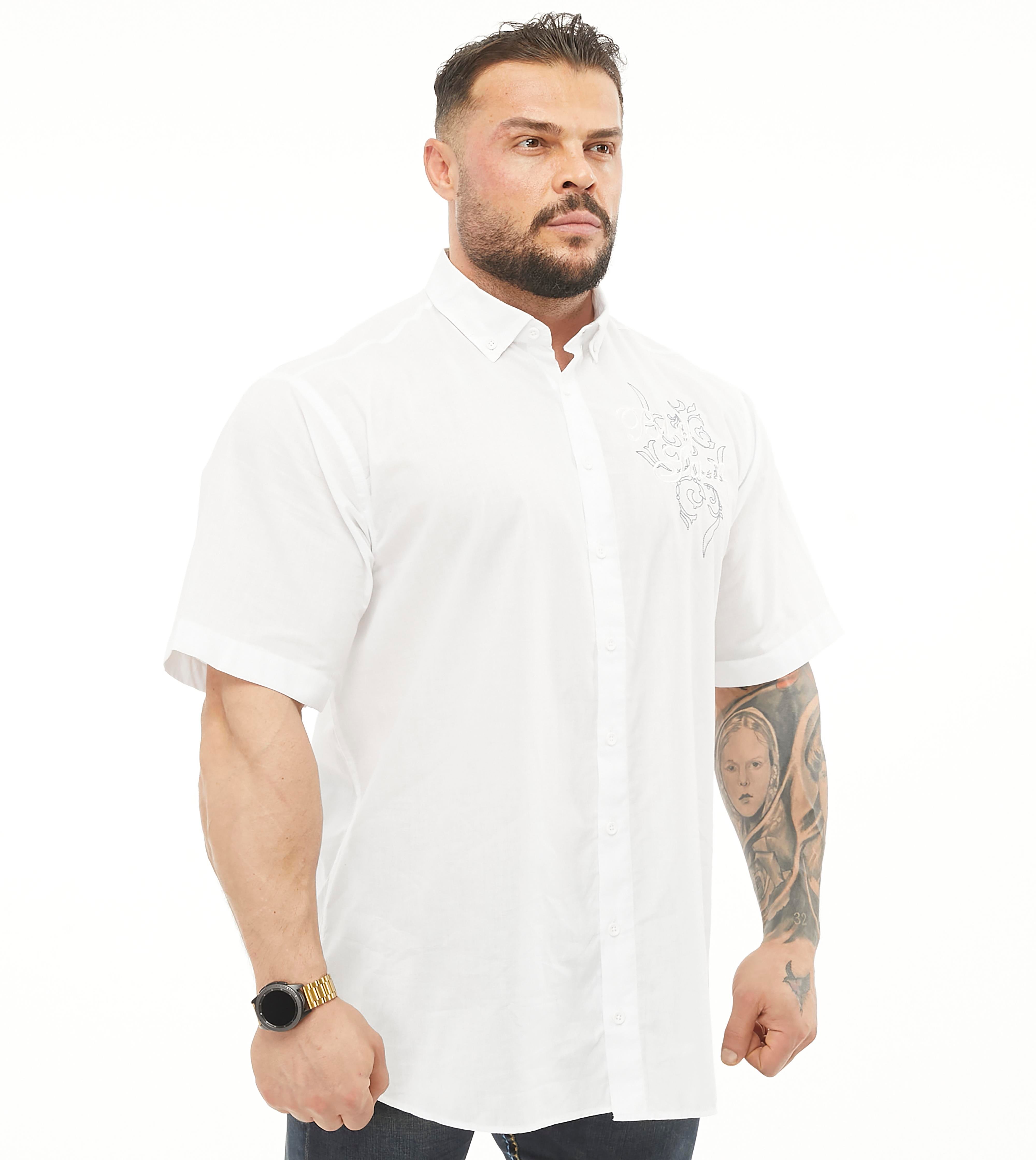 Men's Oversize Cotton Short Sleeve Shirt