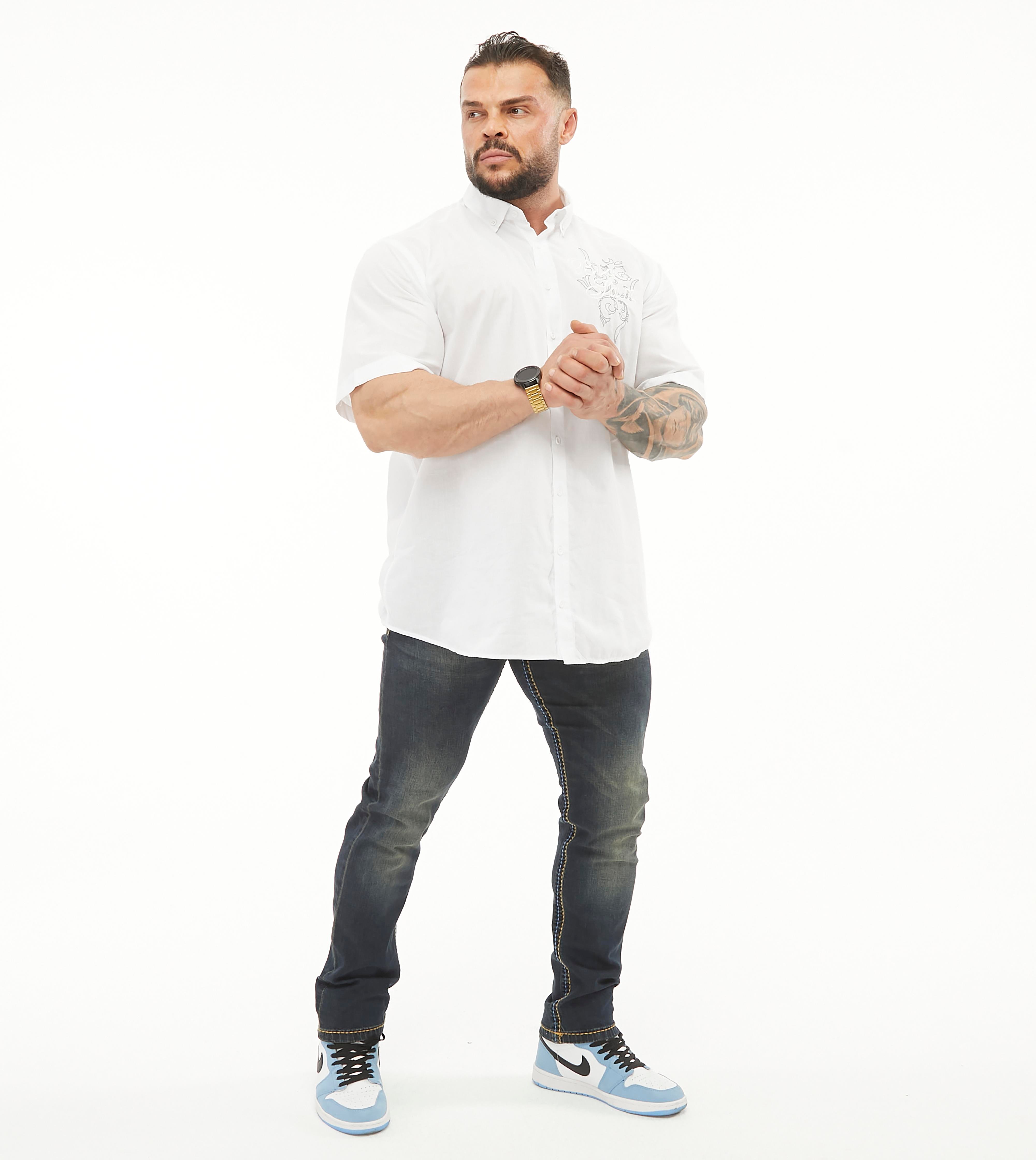 Men's Oversize Cotton Short Sleeve Shirt