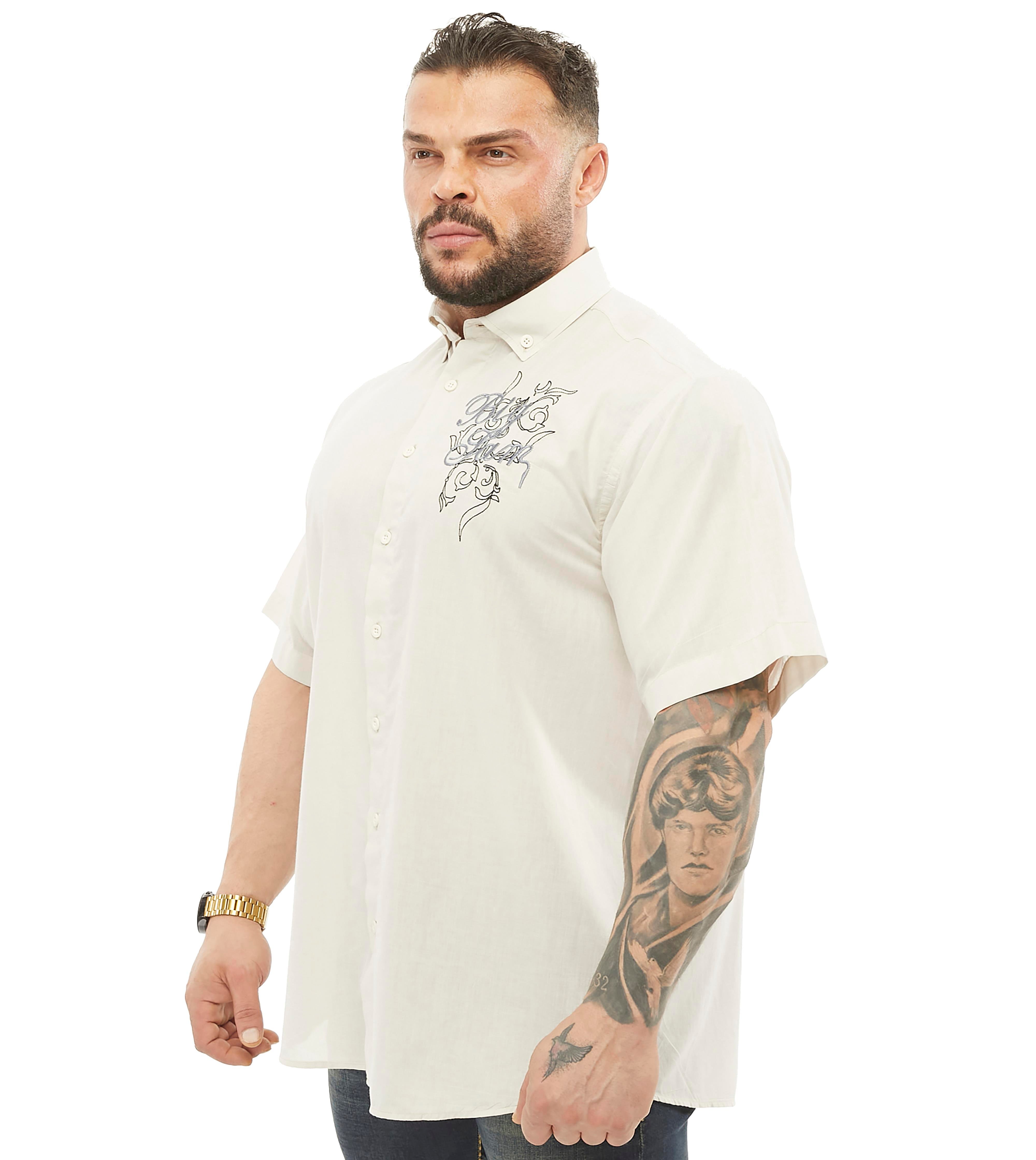 Men's Oversize Cotton Short Sleeve Shirt