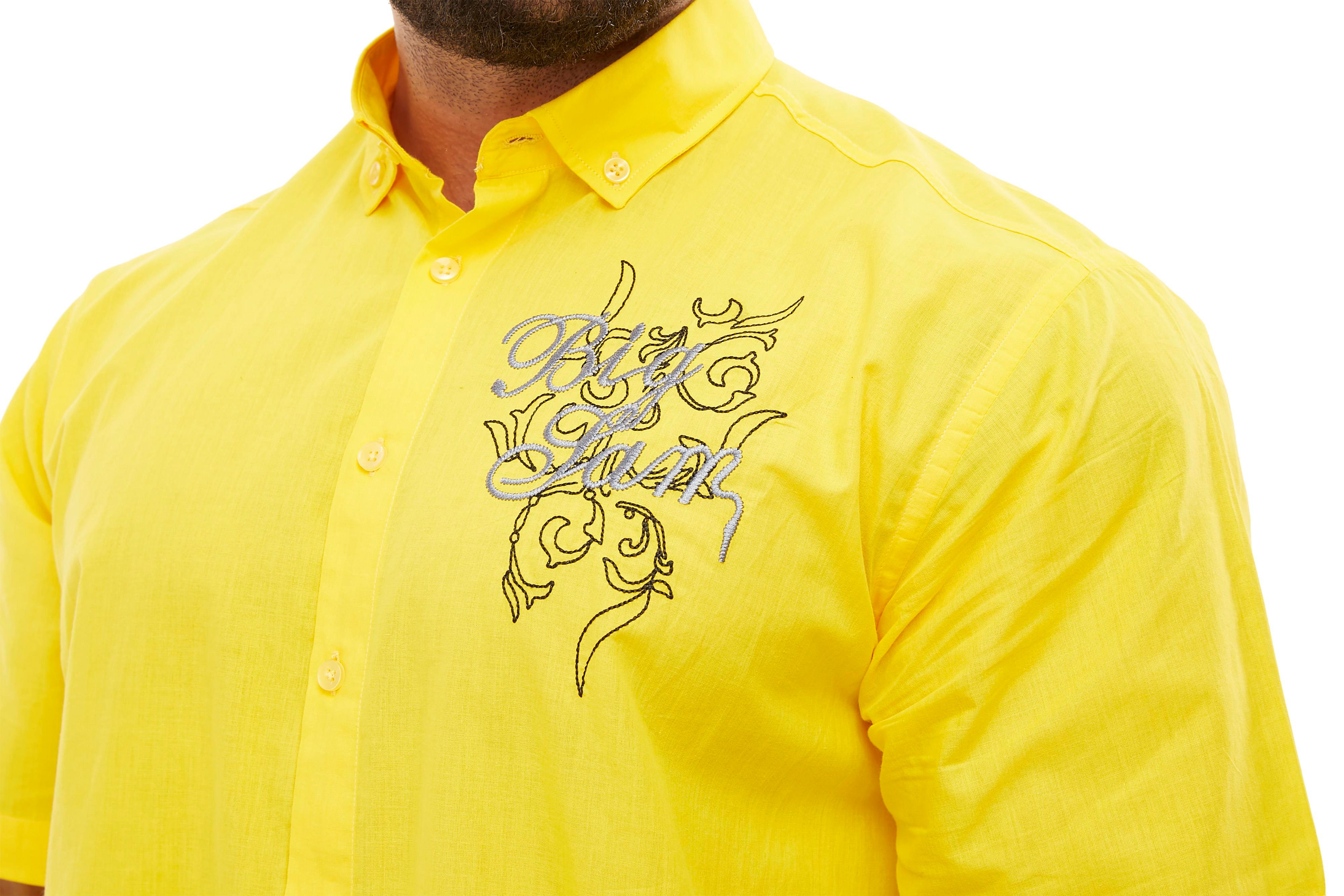 Men's Oversize Cotton Short Sleeve Shirt