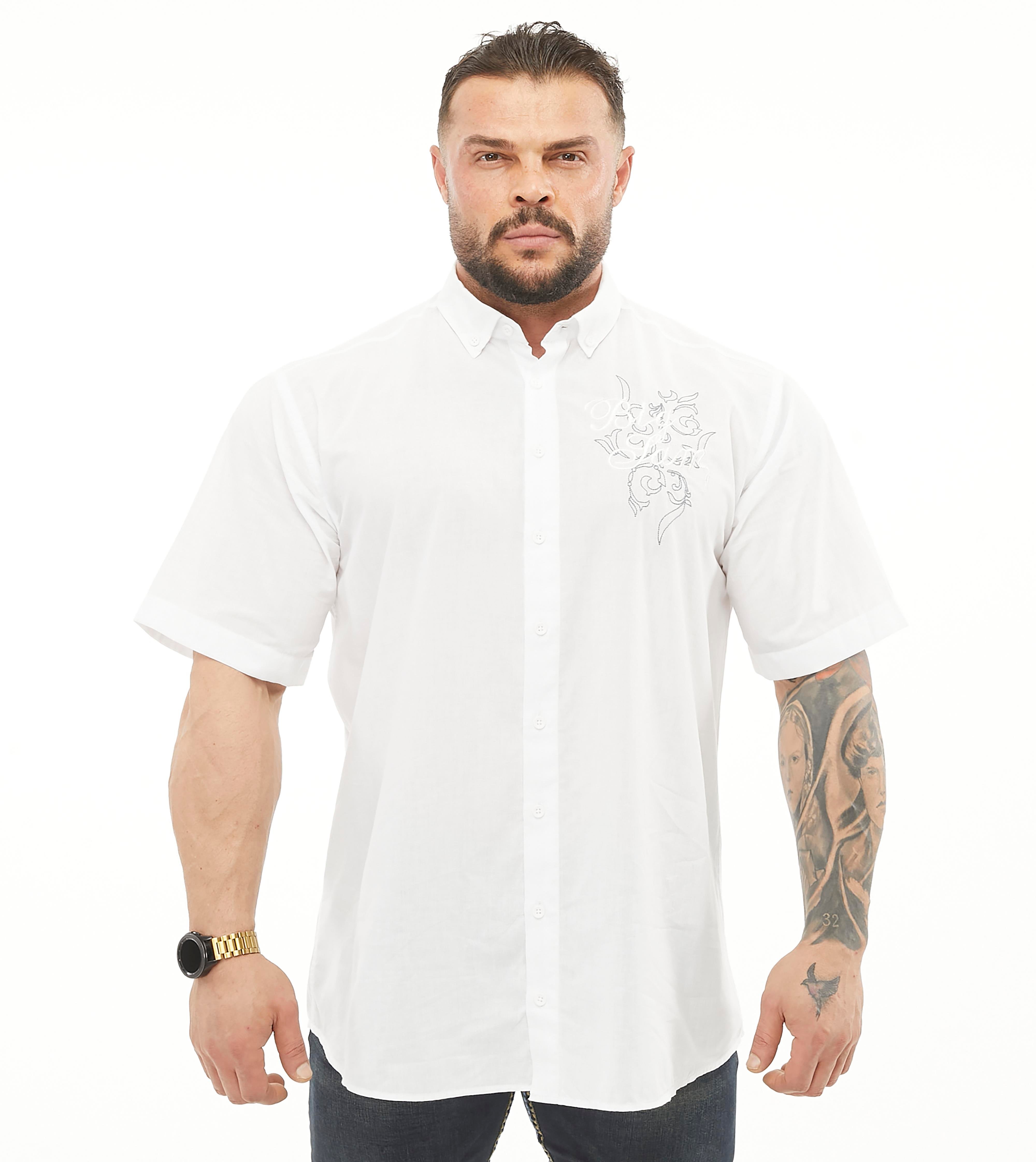 Men's Oversize Cotton Short Sleeve Shirt