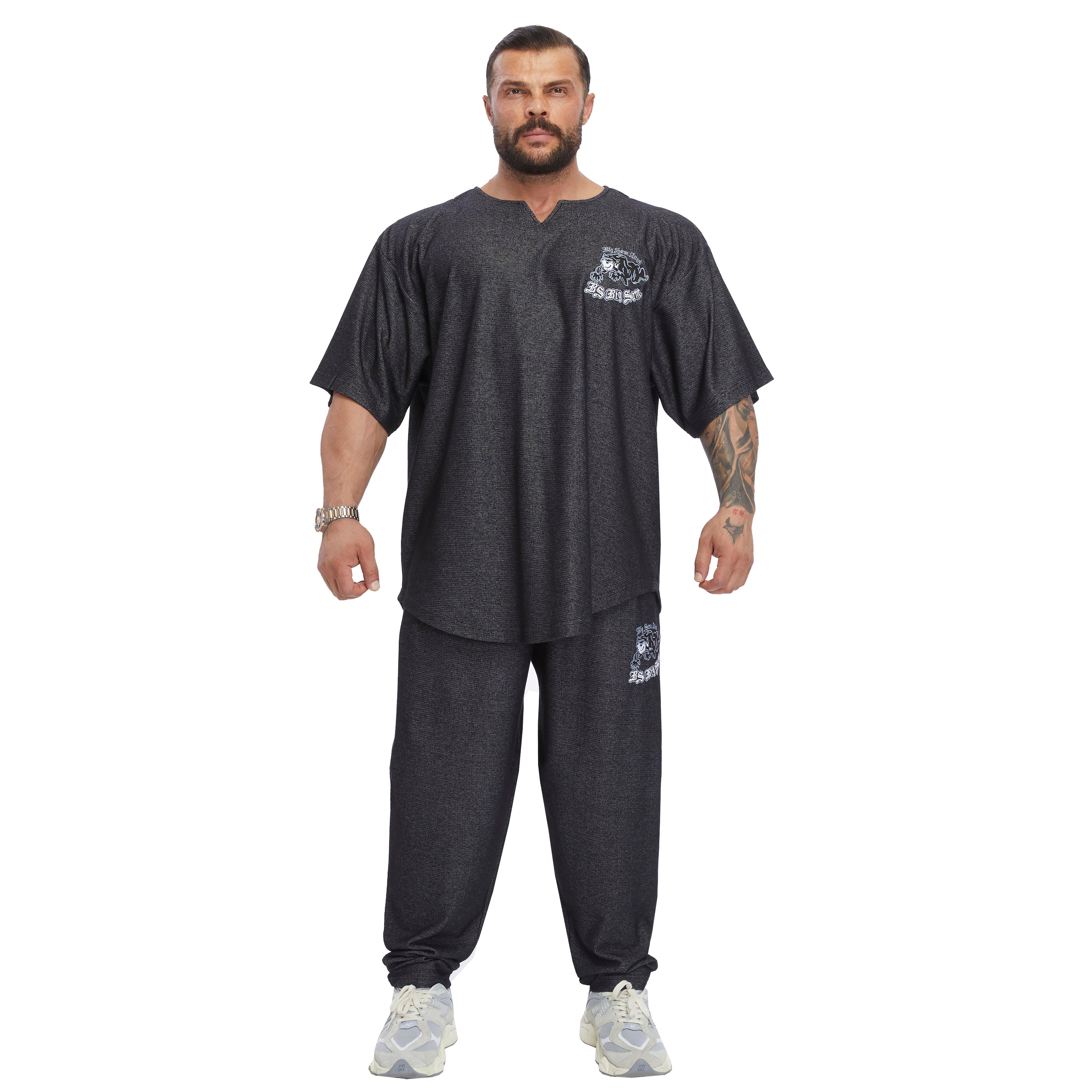 Men's Oversize Embroidered Cotton Rag Top T-shirt