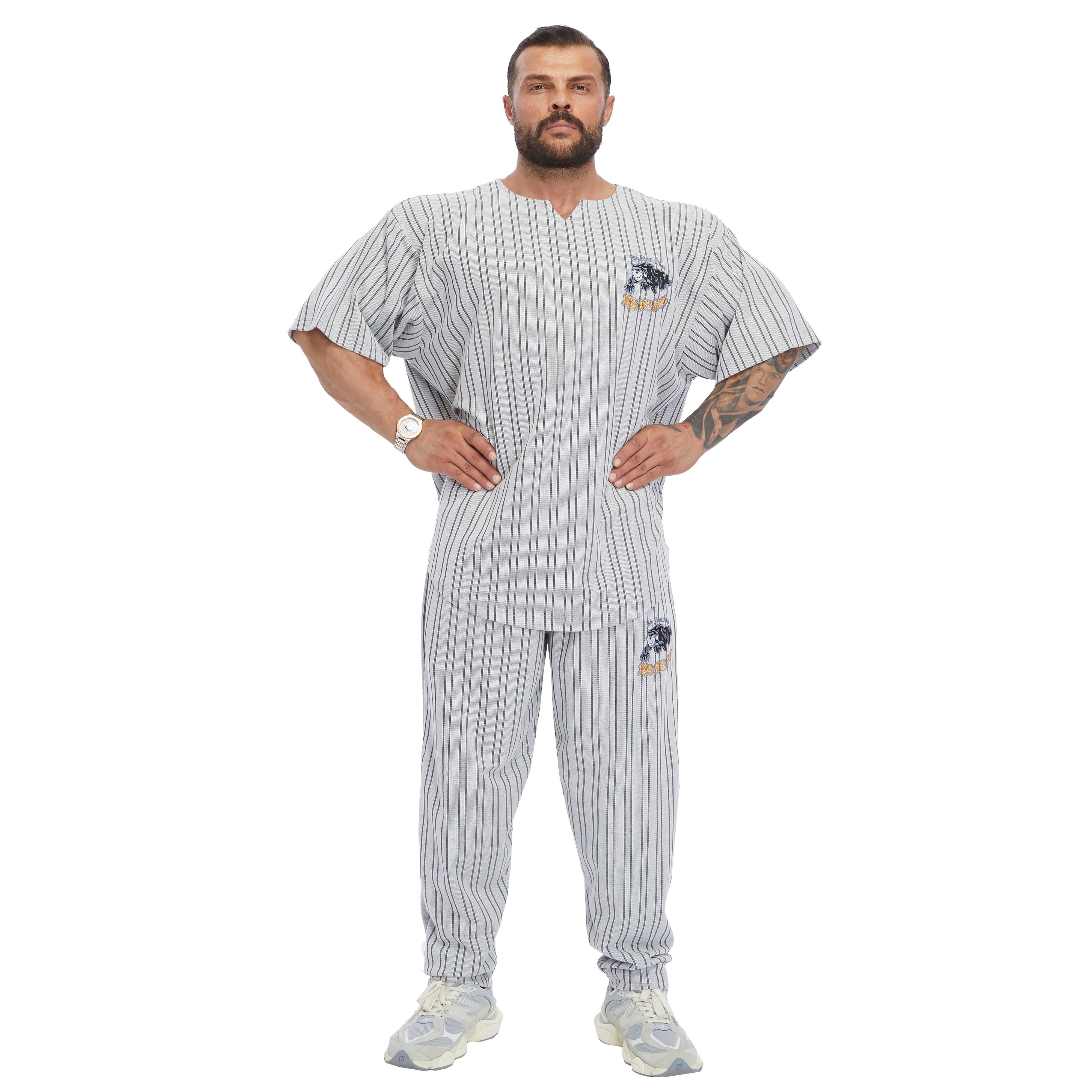 Men's Oversize Embroidered Cotton Rag Top T-shirt