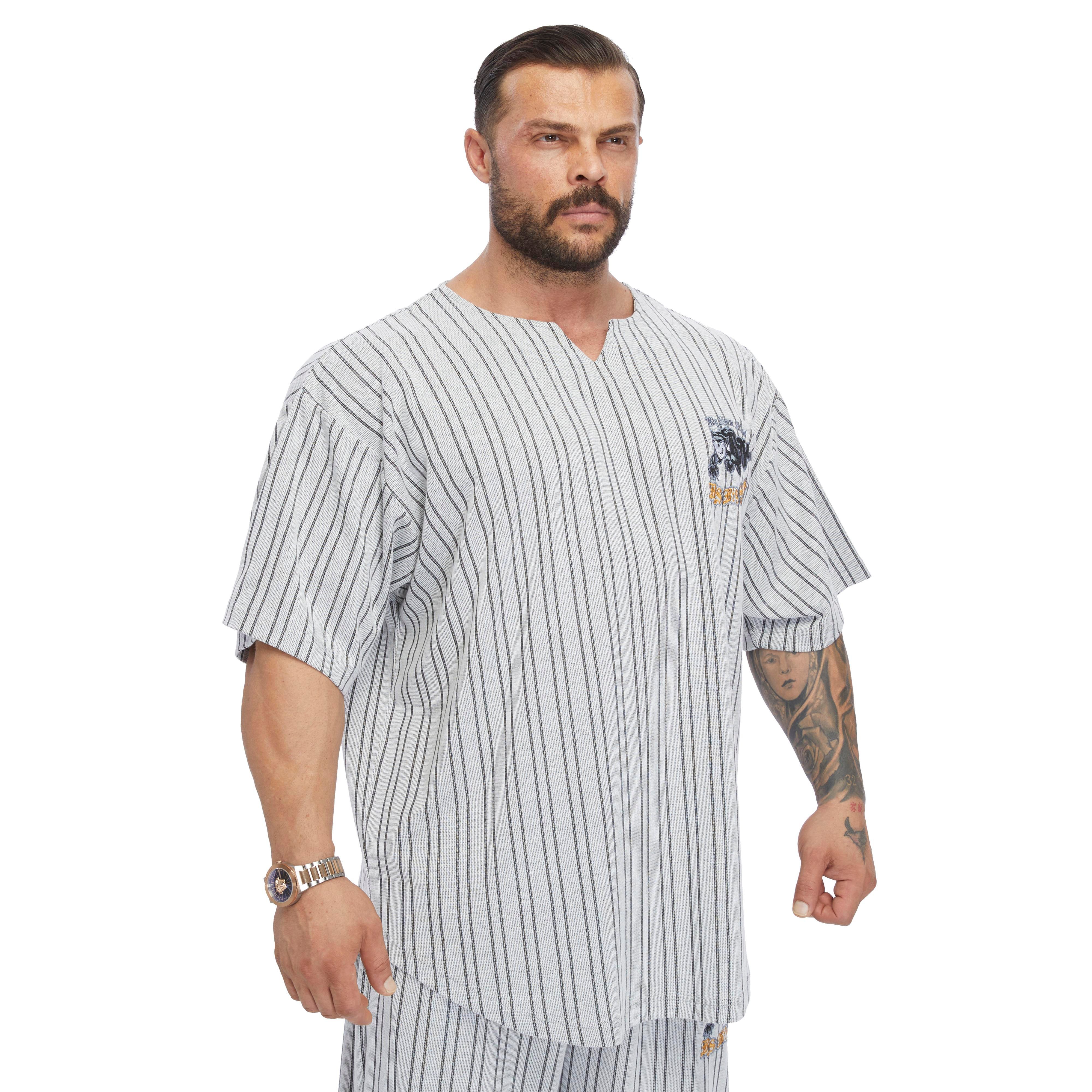 Men's Oversize Embroidered Cotton Rag Top T-shirt