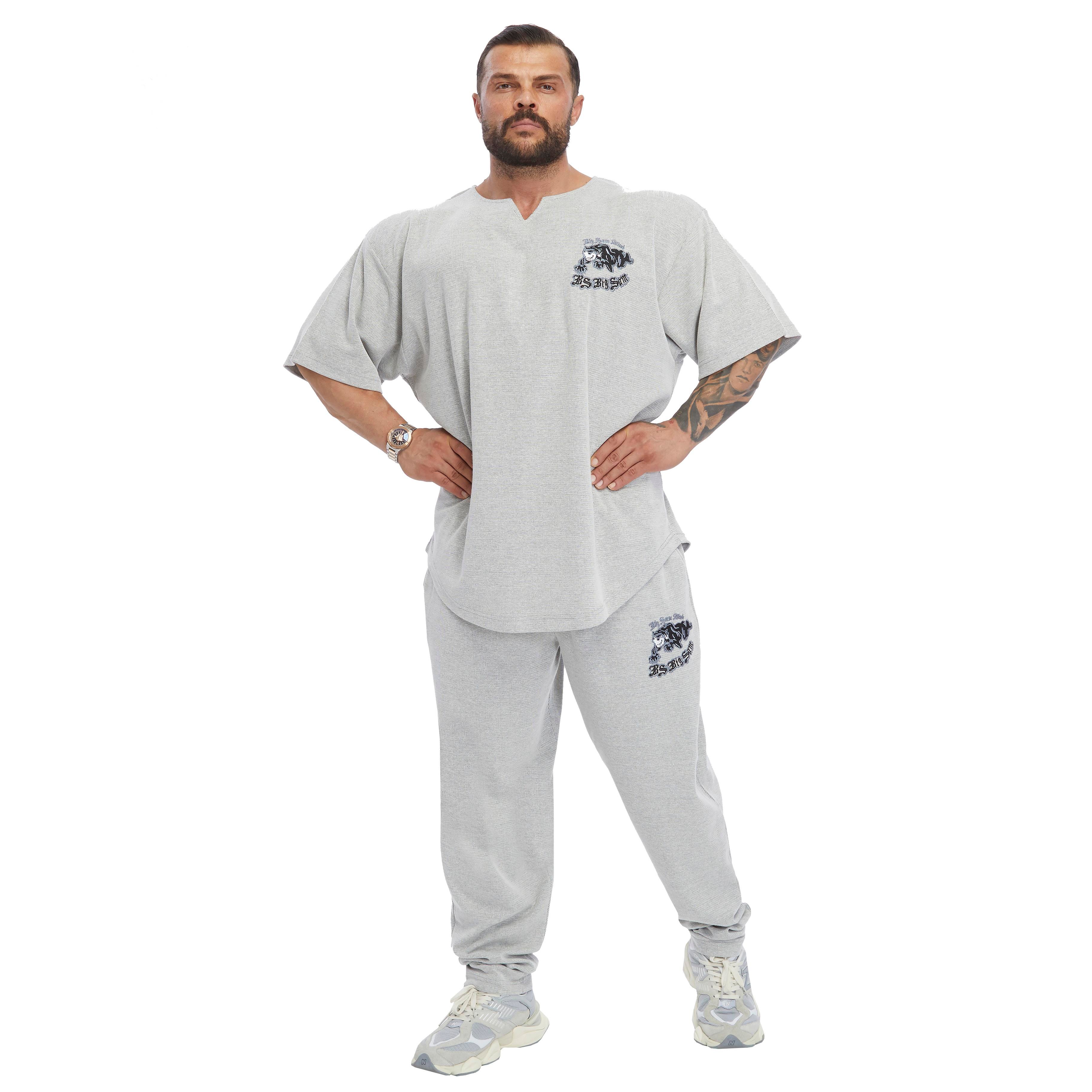 Men's Oversize Embroidered Cotton Rag Top T-shirt