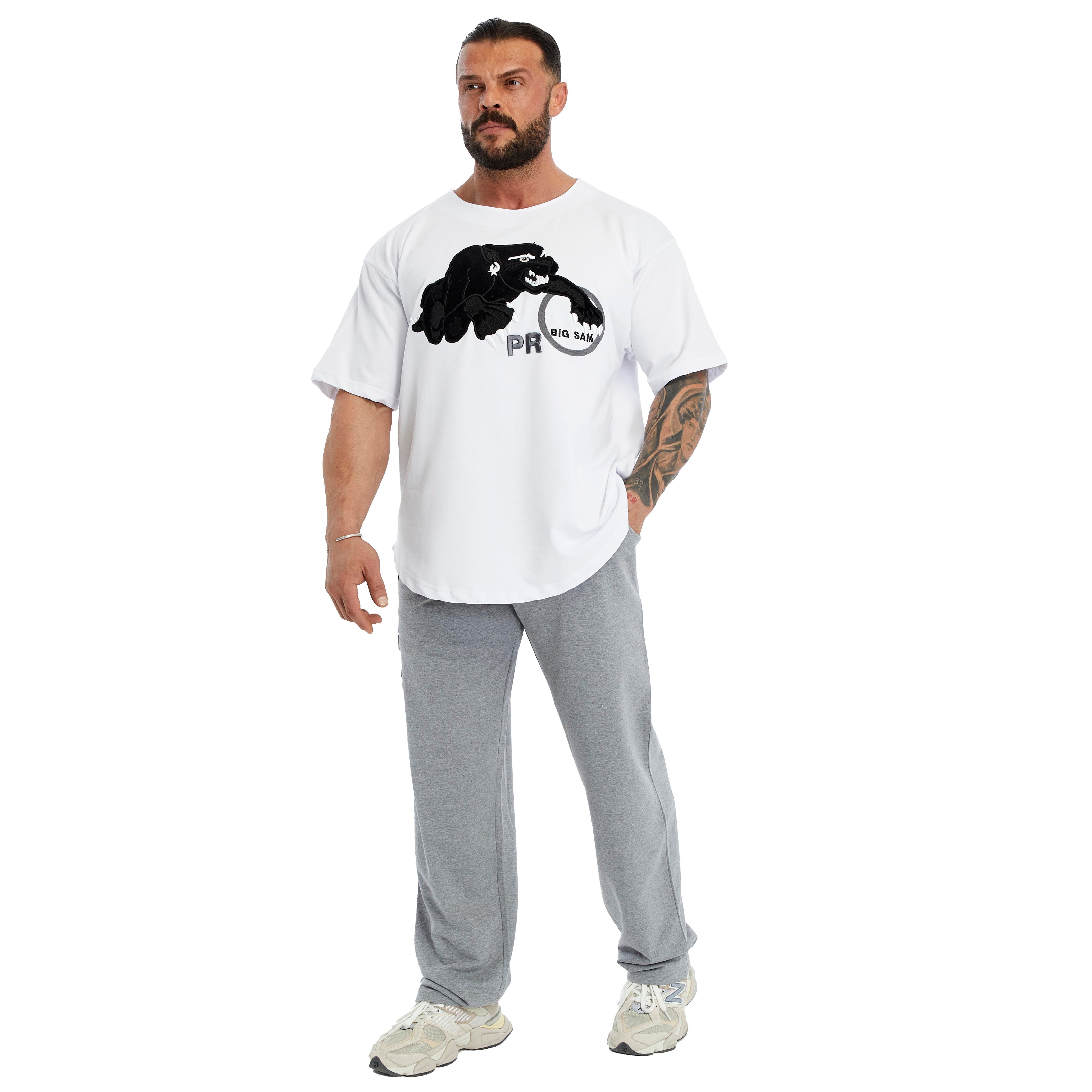 Men's Oversize Embroidered Rag Top T-shirt